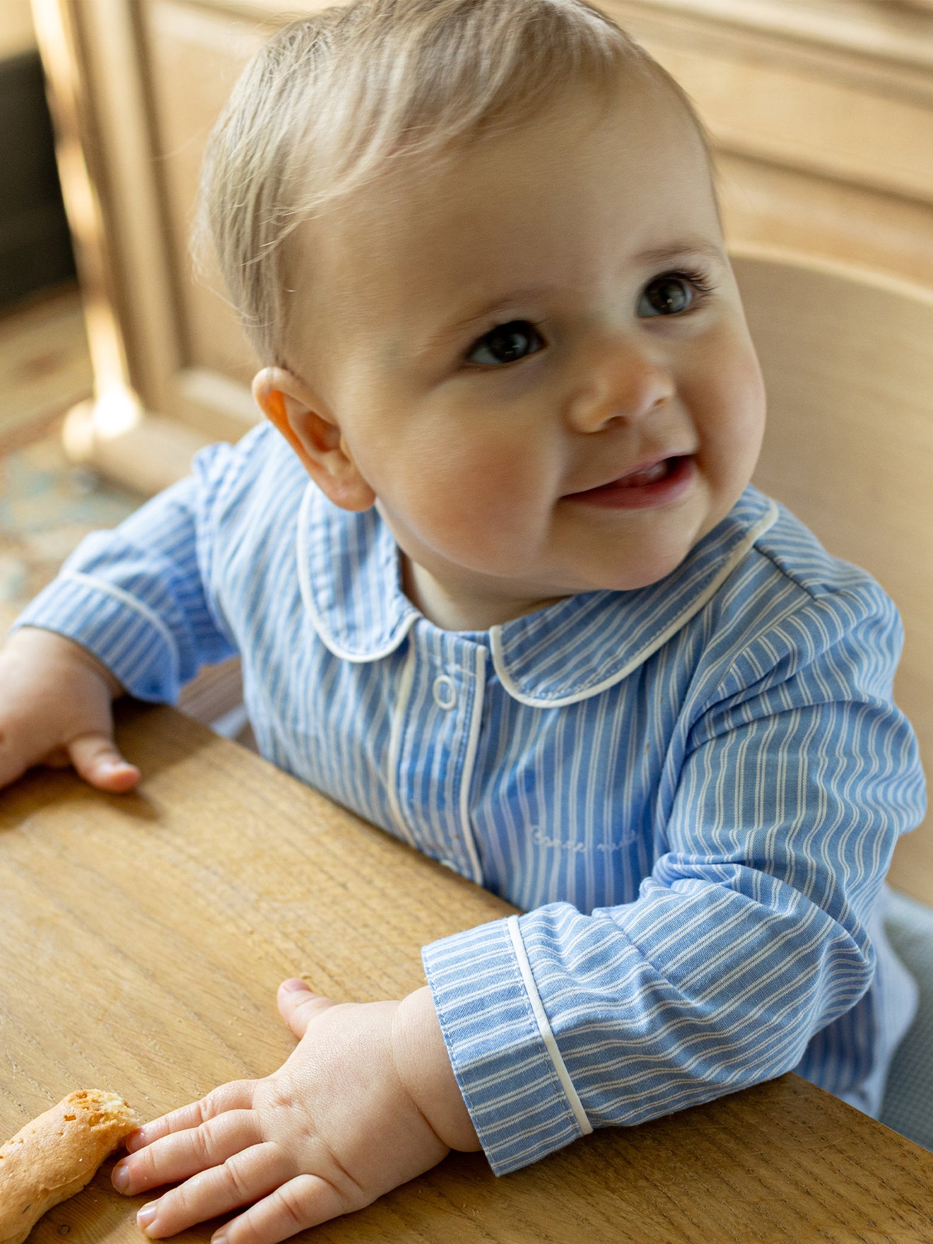 Gestreepte slaappyjama voor baby