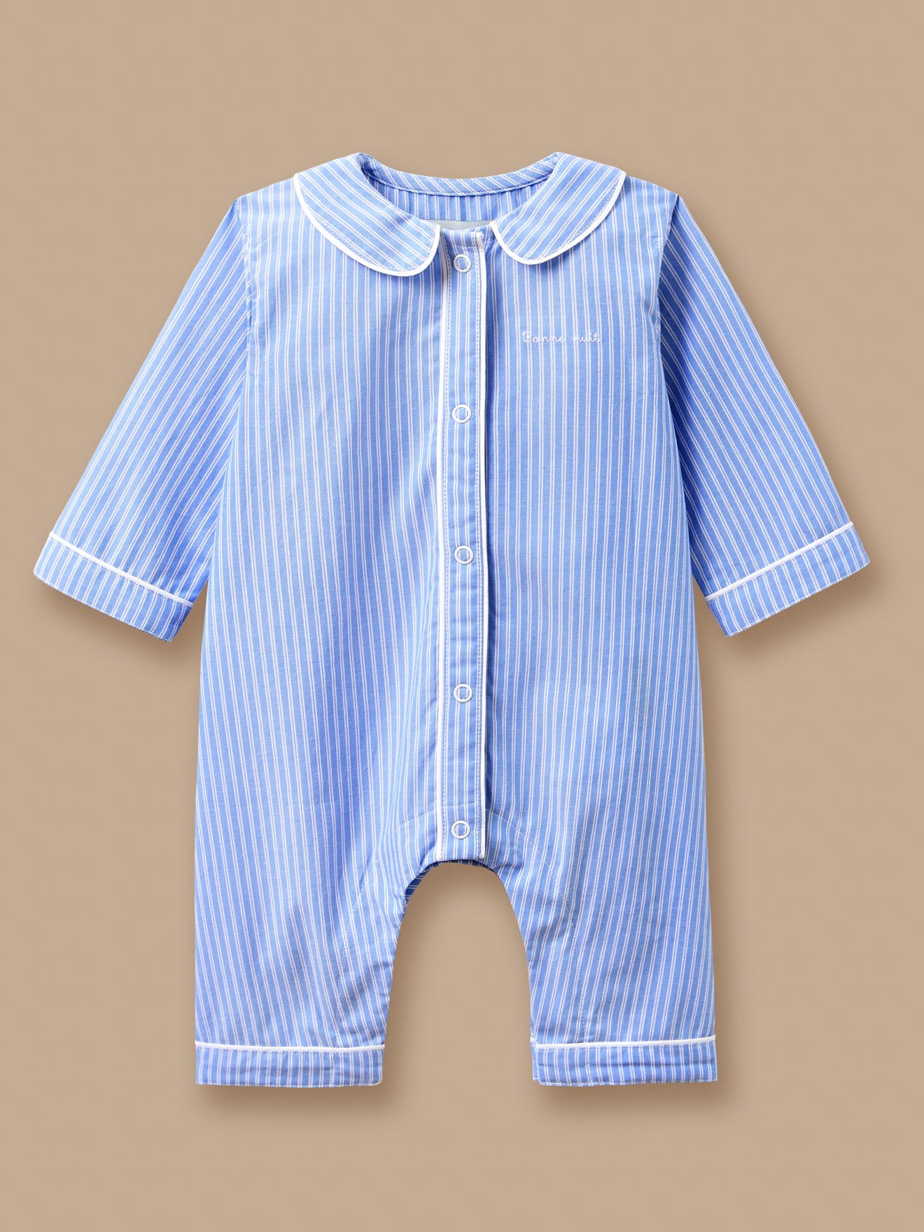Babypyjama gestreept