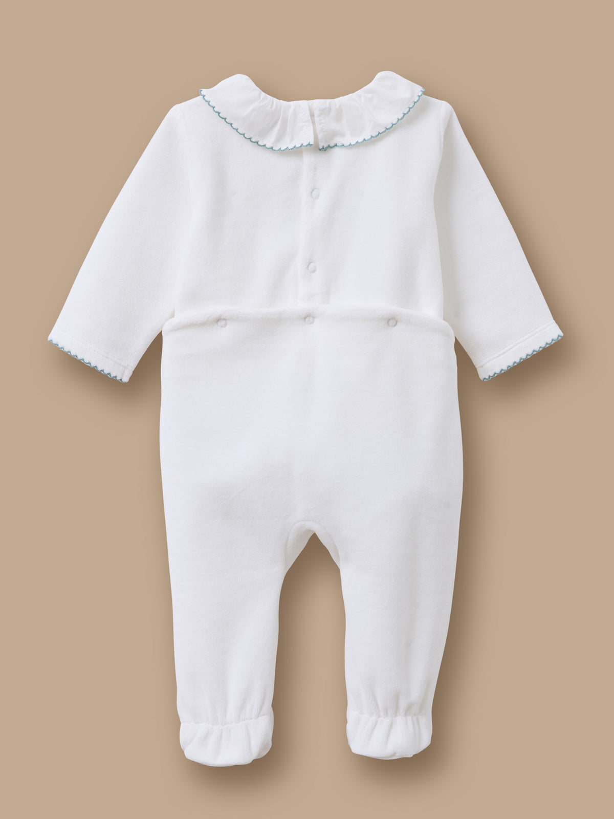 Geborduurde velours dors-bien voor baby