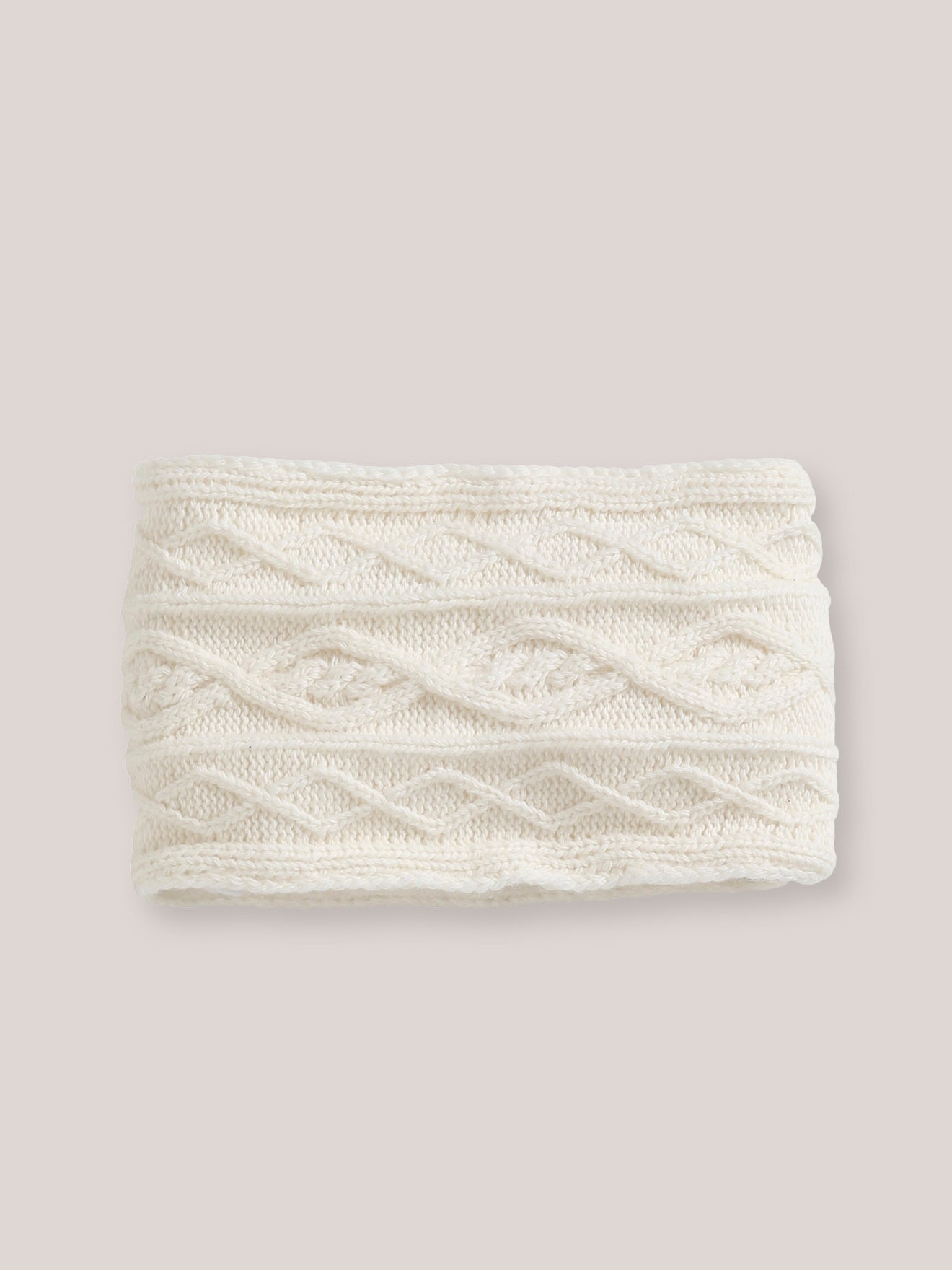 Fleecegevoerde babysnood met kabels