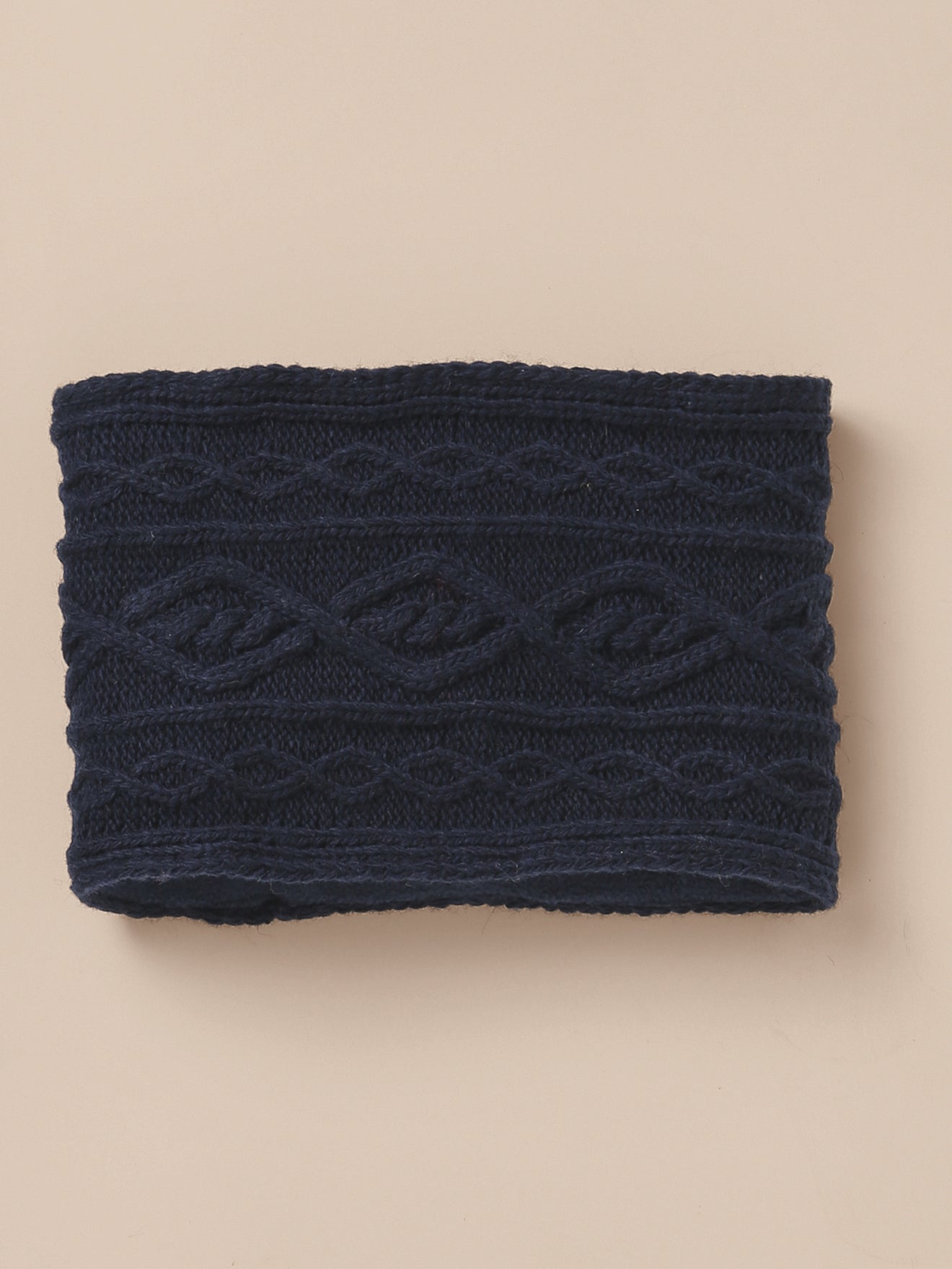 Fleecegevoerde babysnood met kabels