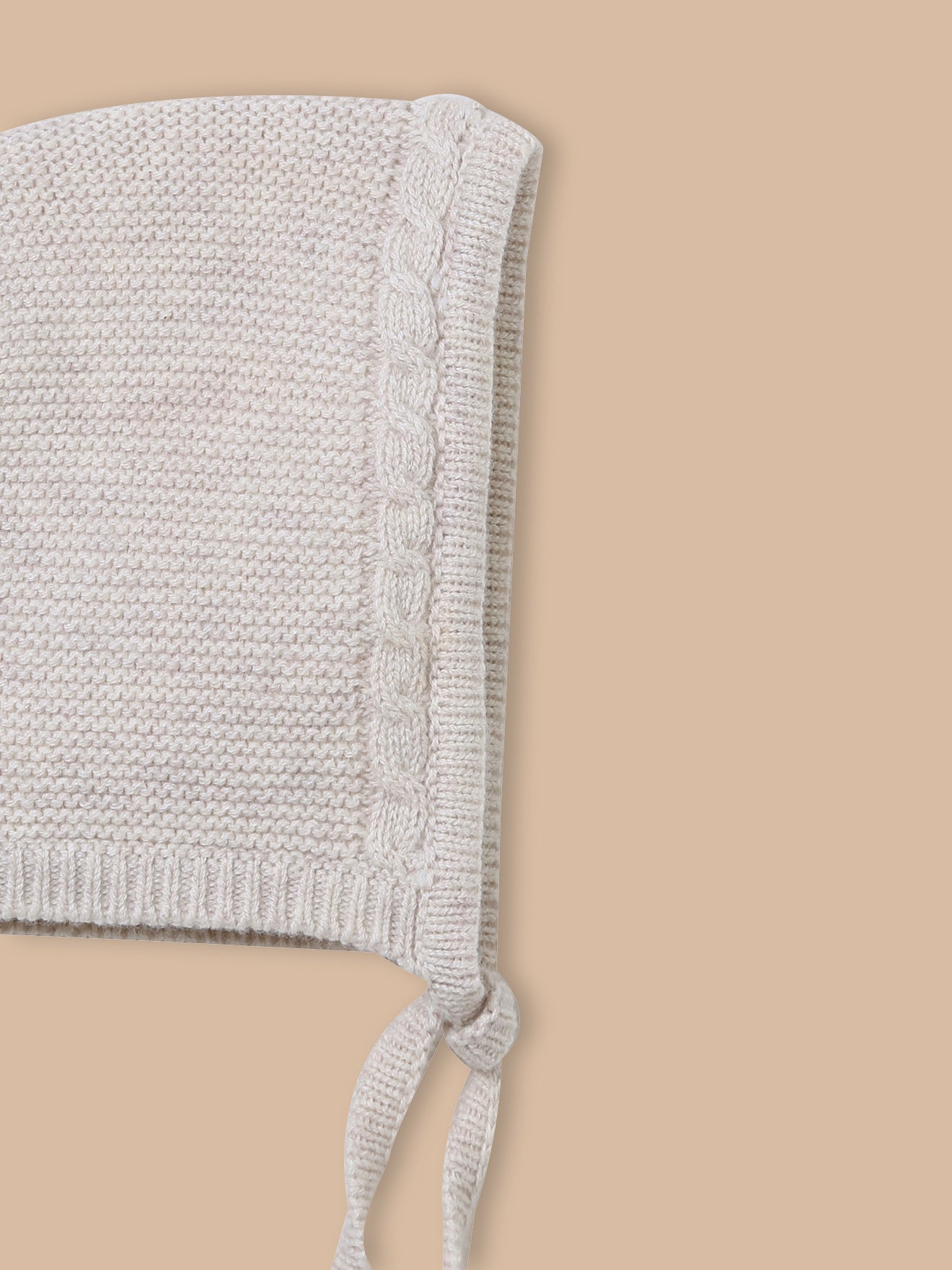 Béguin de naissance en laine et coton Bébé