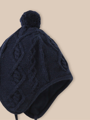 Bonnet péruvien en laine doublé de polaire – Bébé
