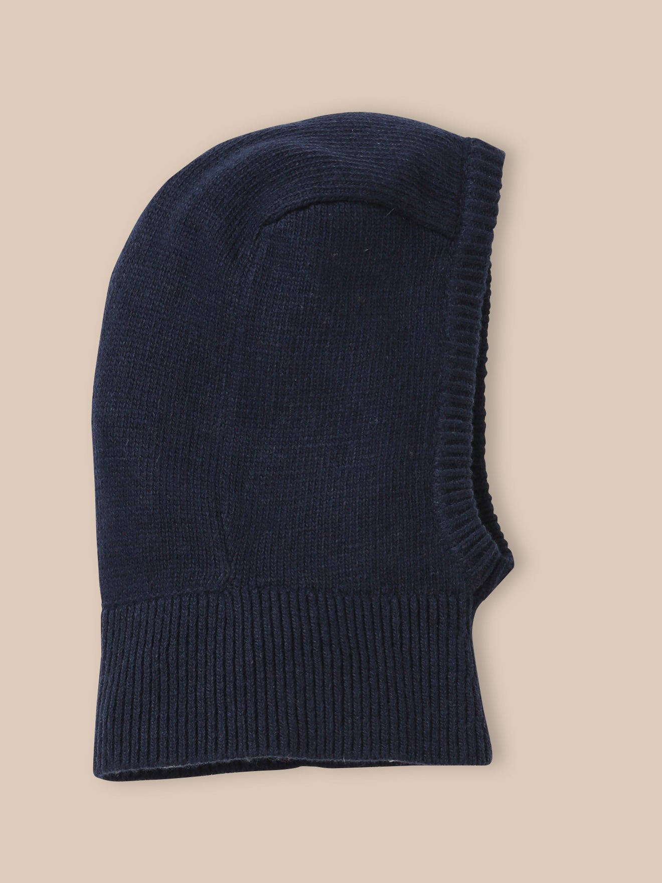 Wollen babymuts in bivakstijl