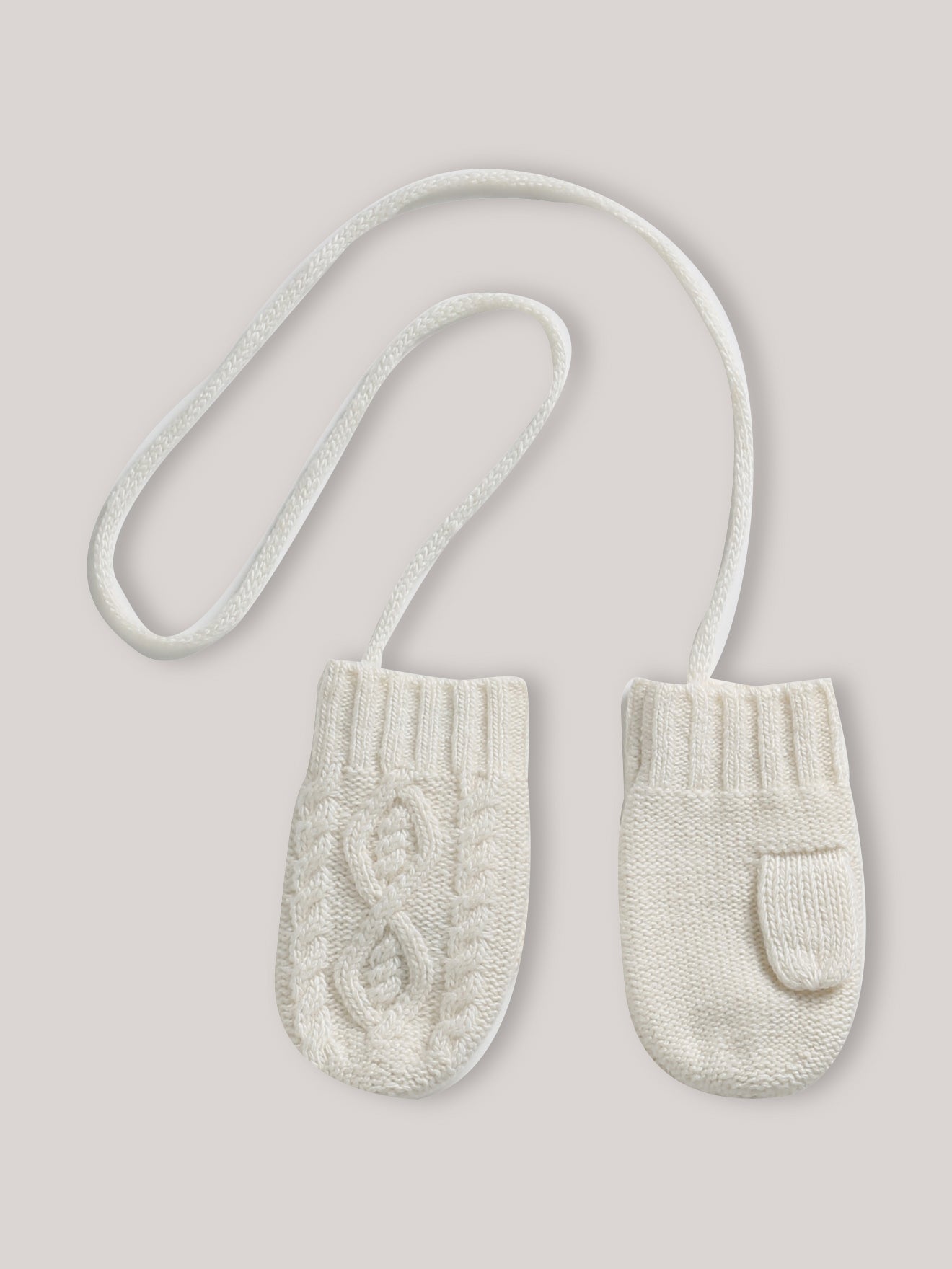 Gestreepte babywanten met sherpavoering
