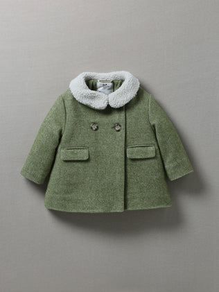 Manteau chic bébé en lainage