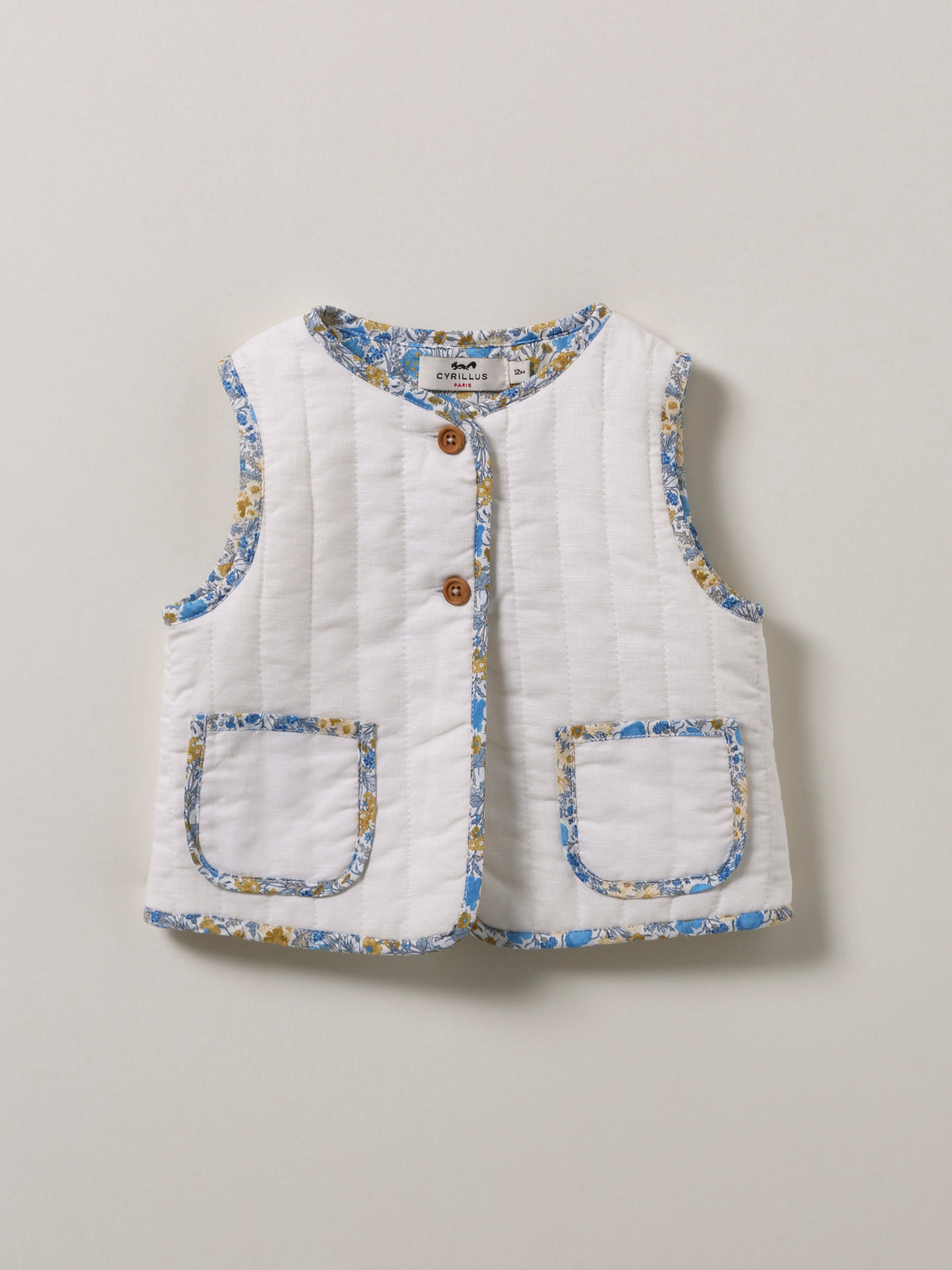 Veste matelassée Bébé tissu Liberty