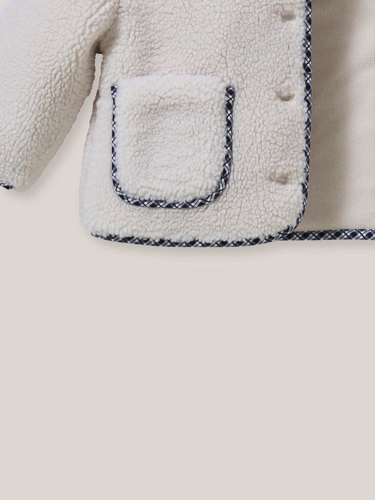 Veste en sherpa Bébé