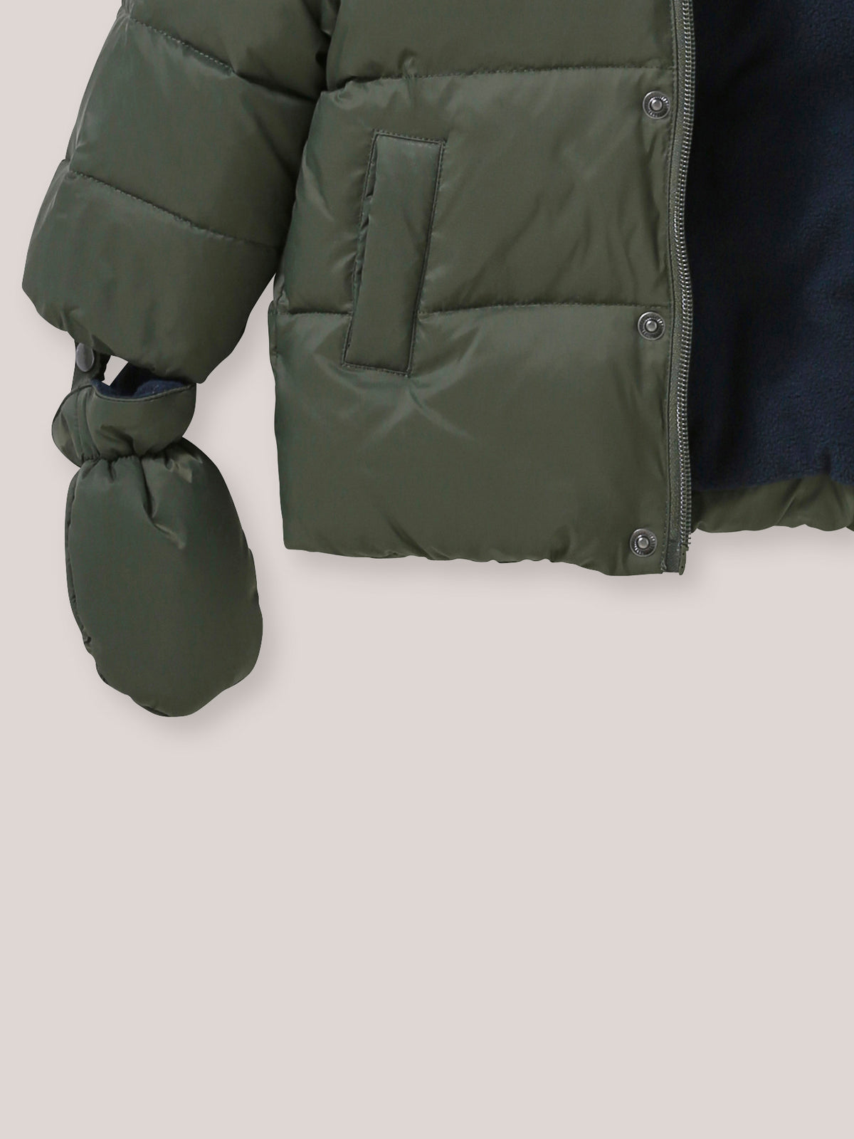 Doudoune chaude doublée sherpa Bébé