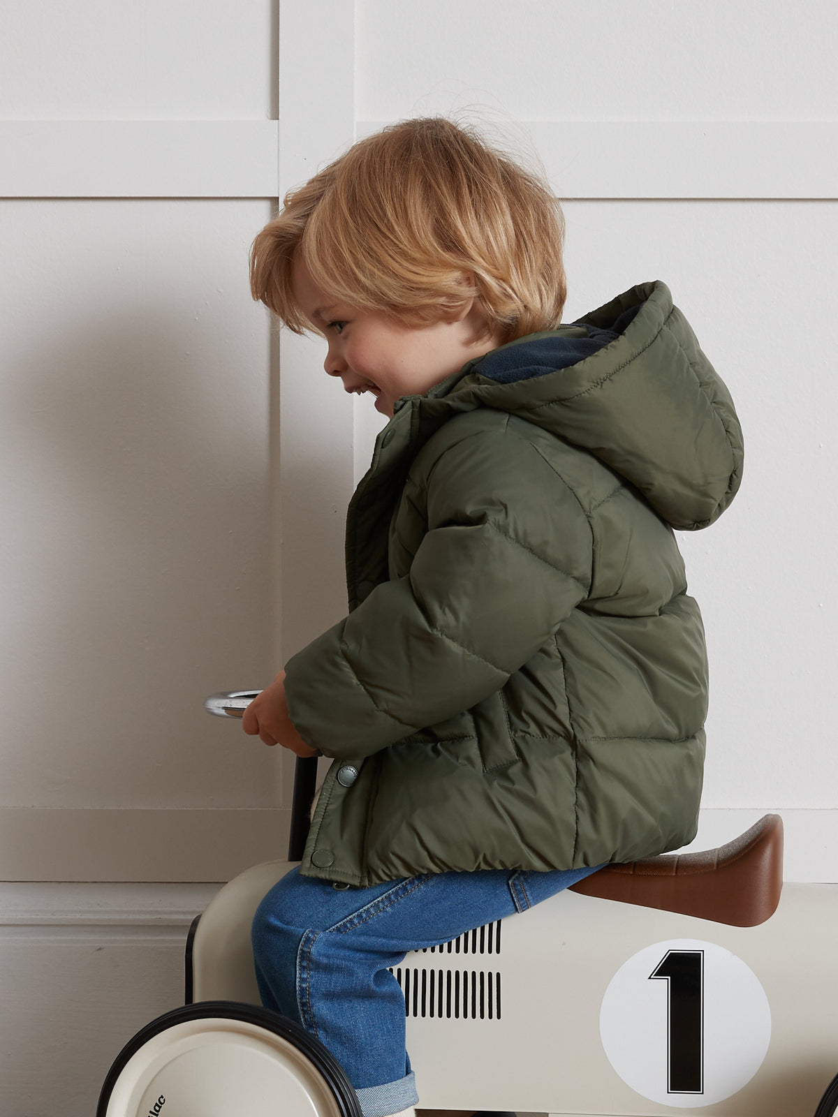 Doudoune chaude doublée sherpa Bébé