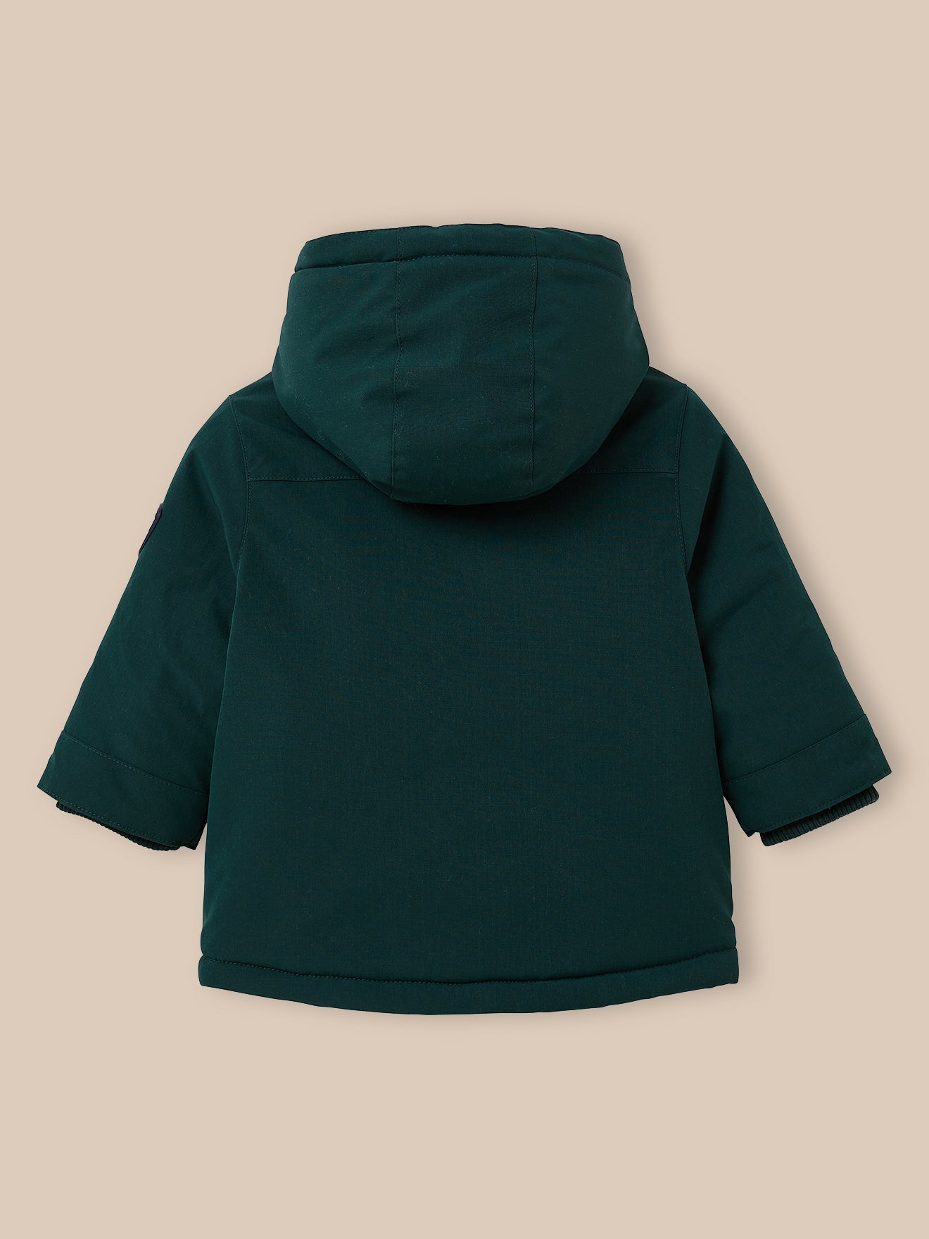 Babyparka met sherpavoering