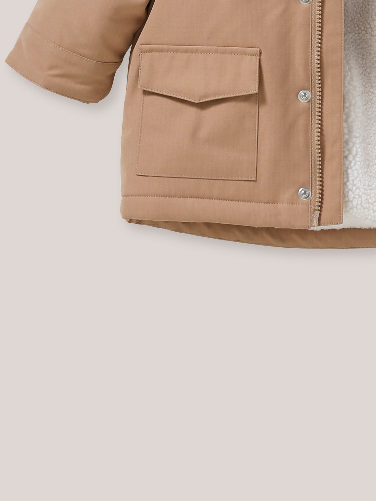 Parka doublée sherpa Bébé