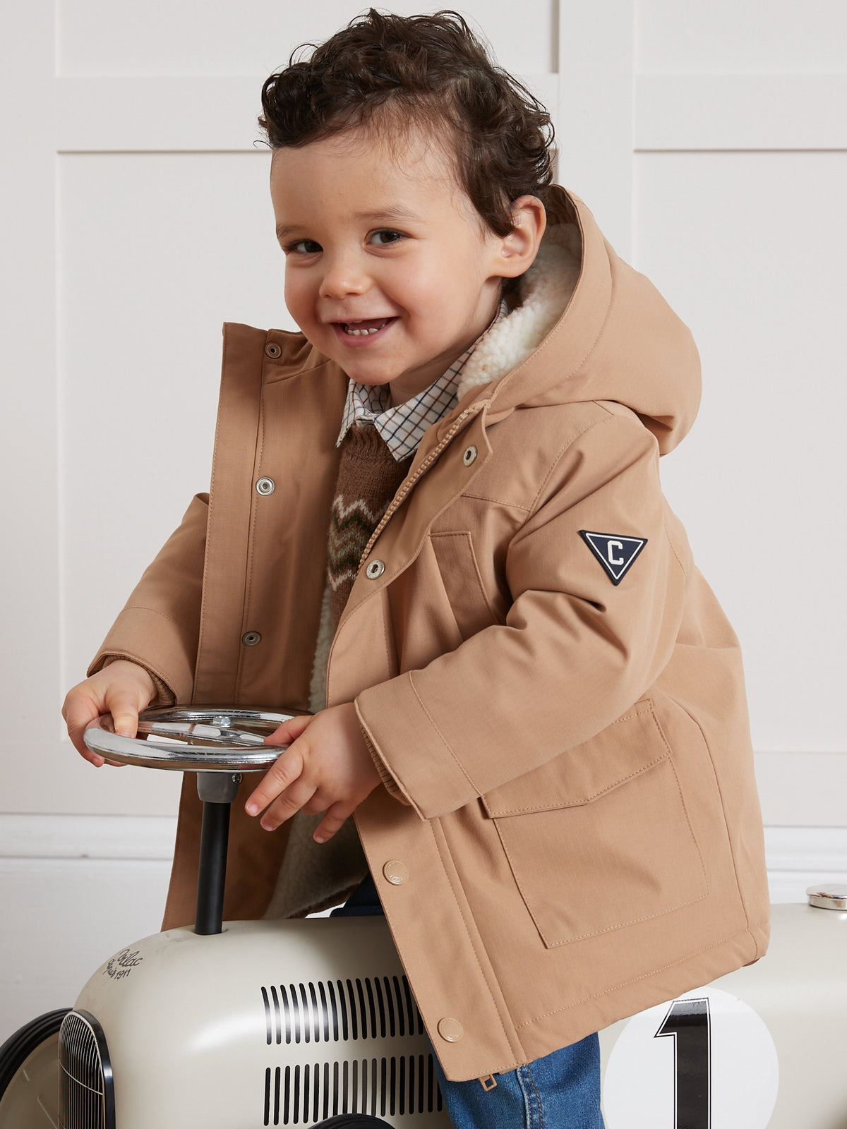 Parka doublée sherpa Bébé