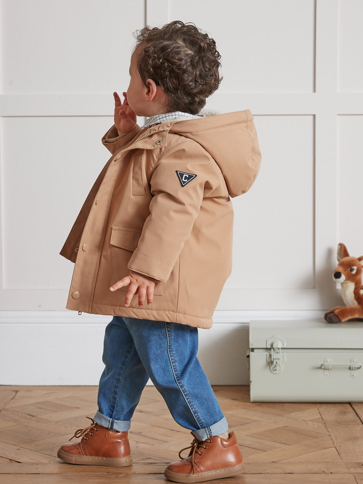 Parka doublée sherpa Bébé