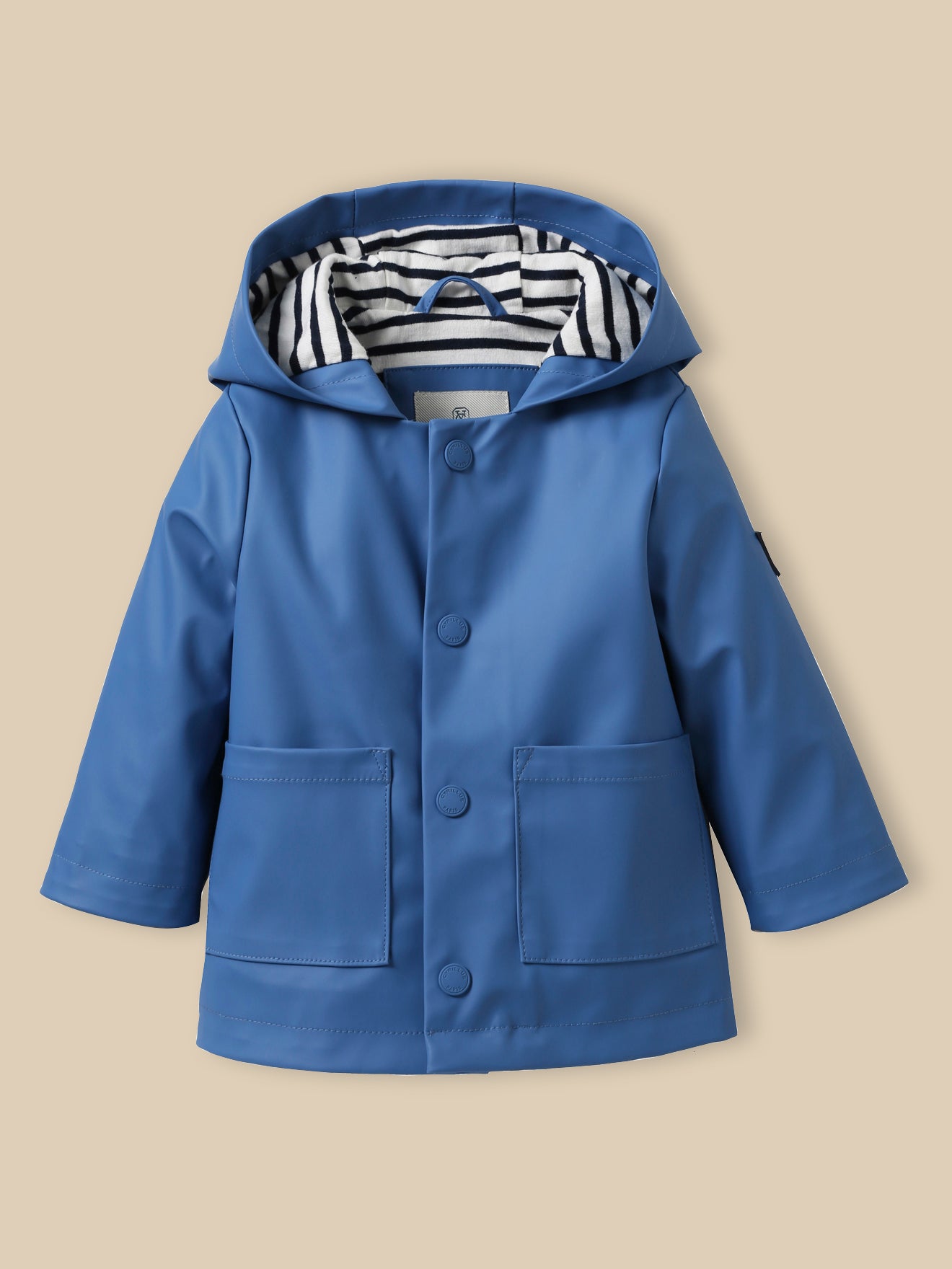 Babyregenjas met kap