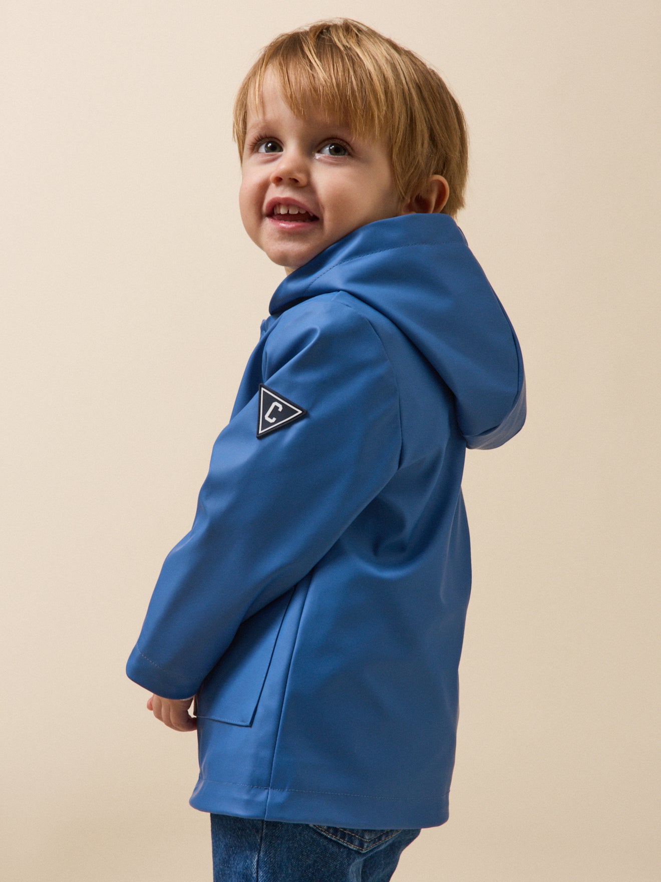 Babyregenjas met kap