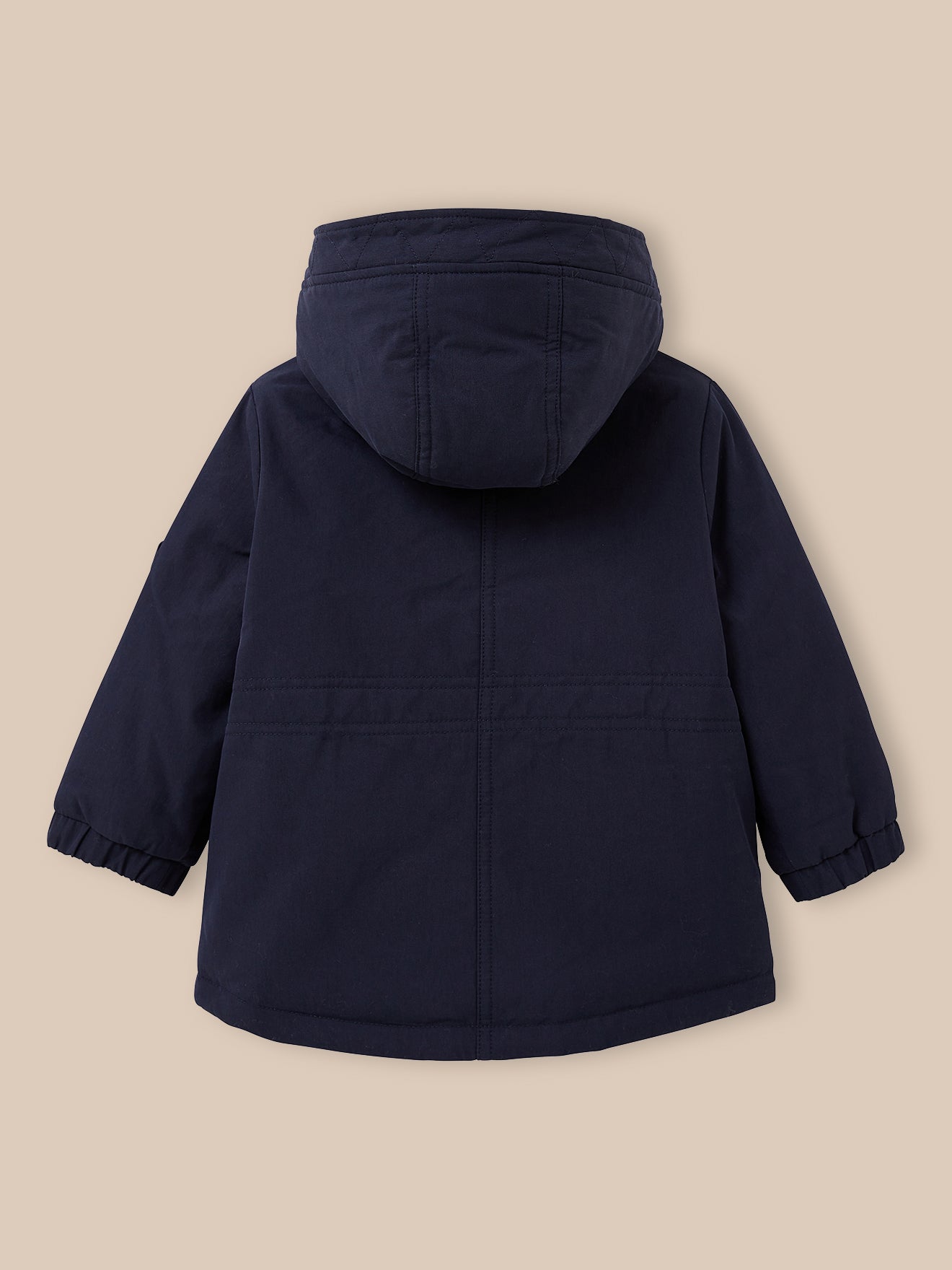 Babyparka gevoerd met nepbont