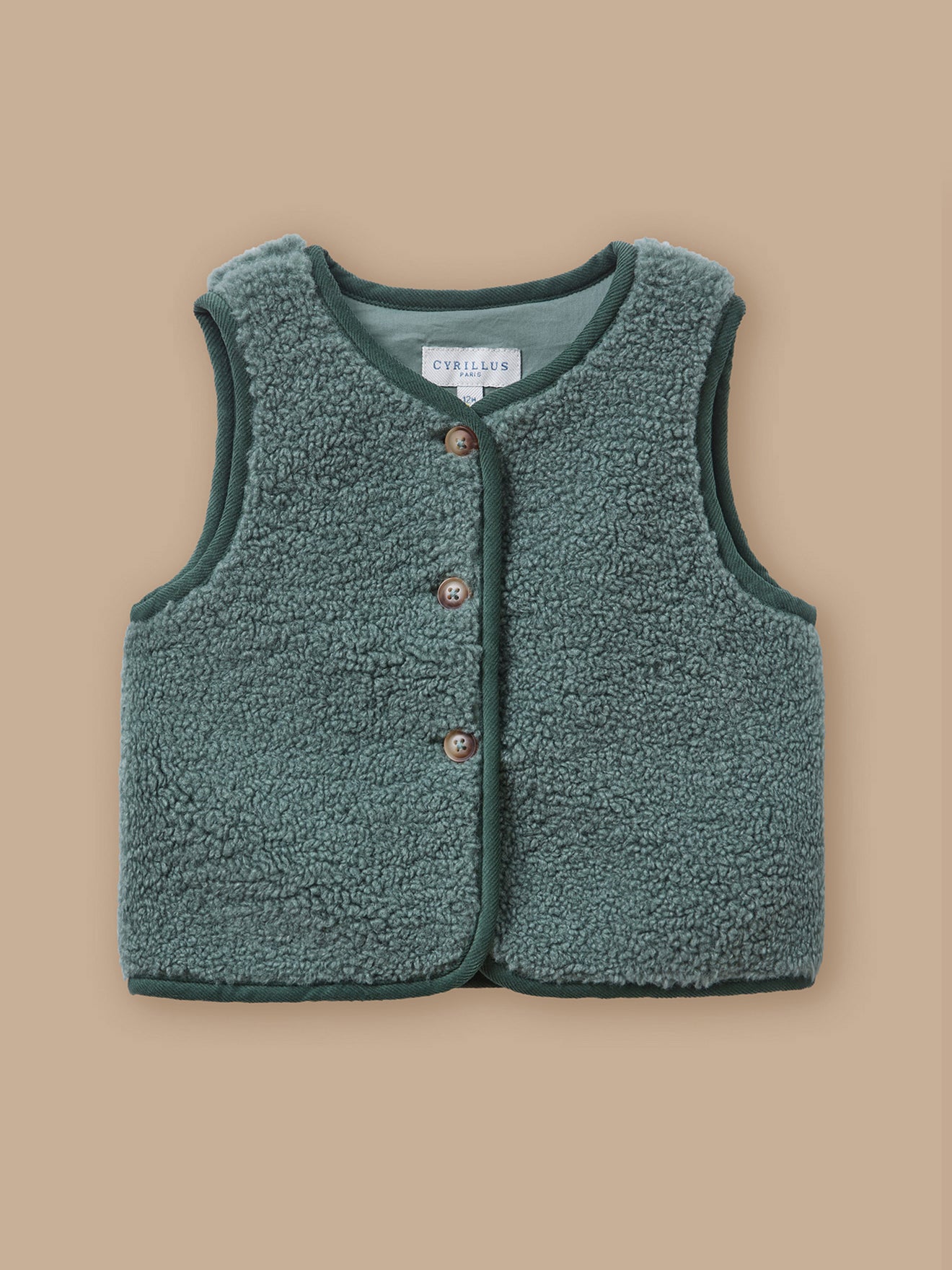 Veste sans manches sherpa Bébé