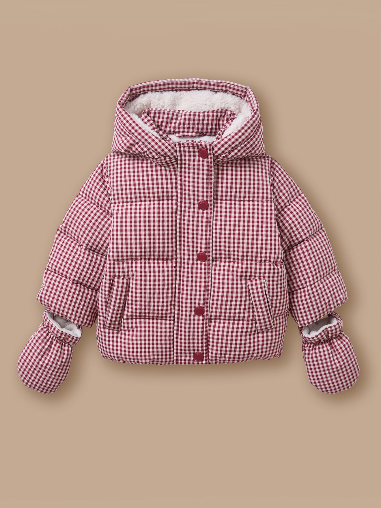 Doudoune motif vichy Bébé