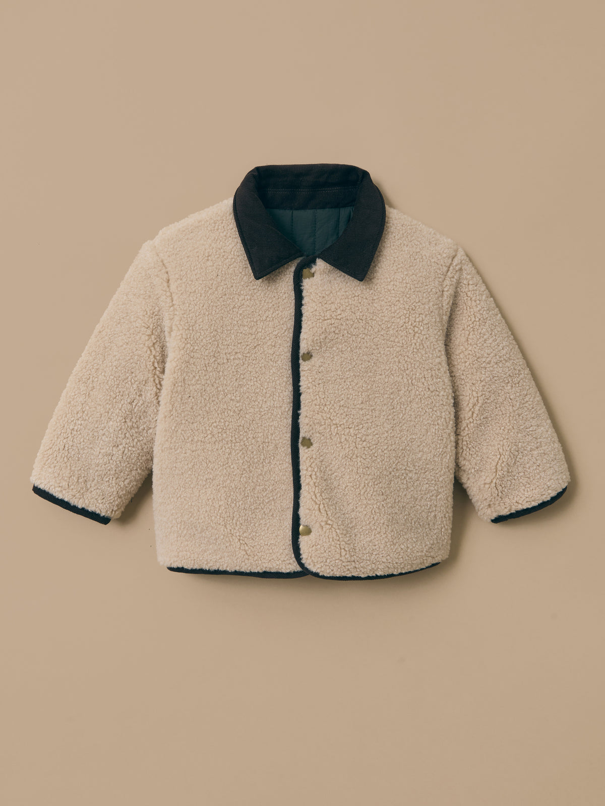 Veste réversible en sherpa Bébé
