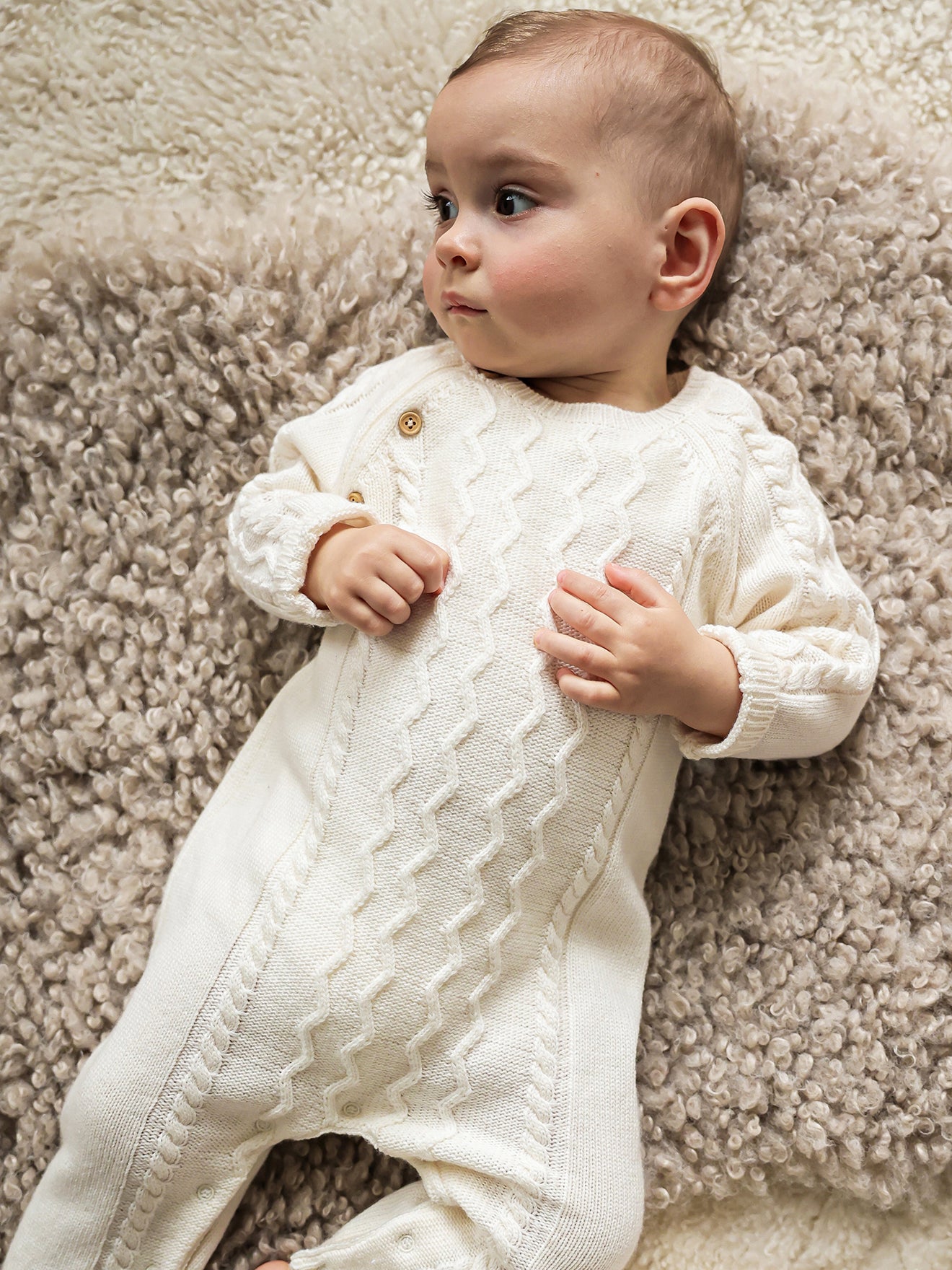 Babypakje in wol en kasjmier