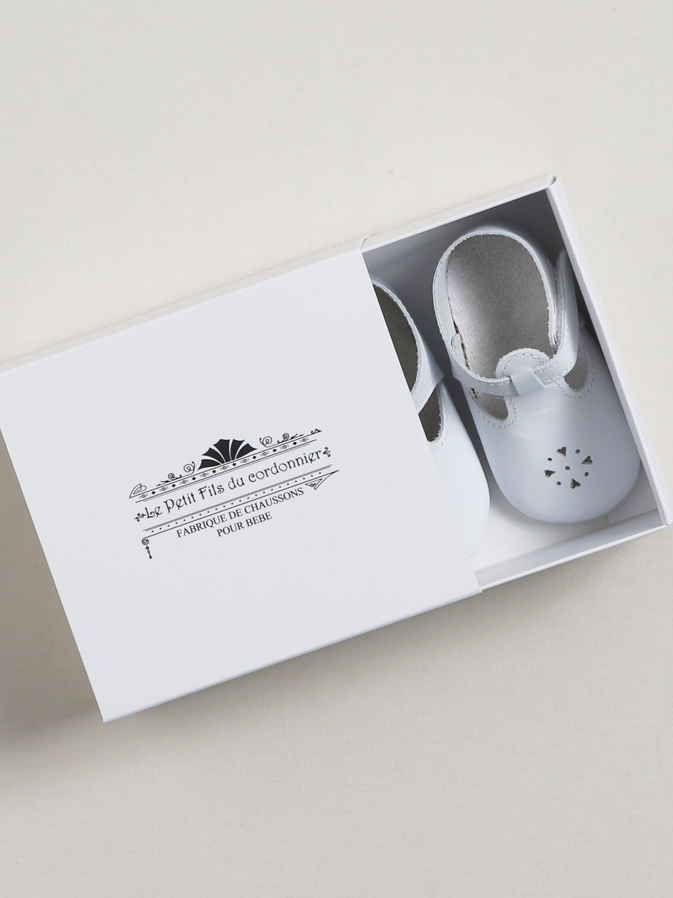 Chaussons en cuir Bébé - Cyrillus X Le Petit-Fils du Cordonnier