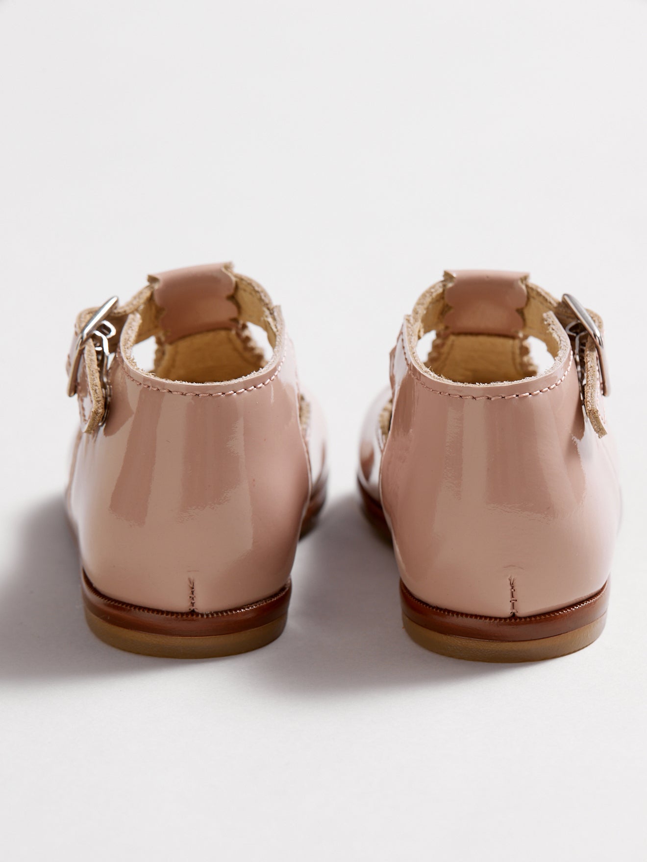 Salomés en cuir vernis Bébé