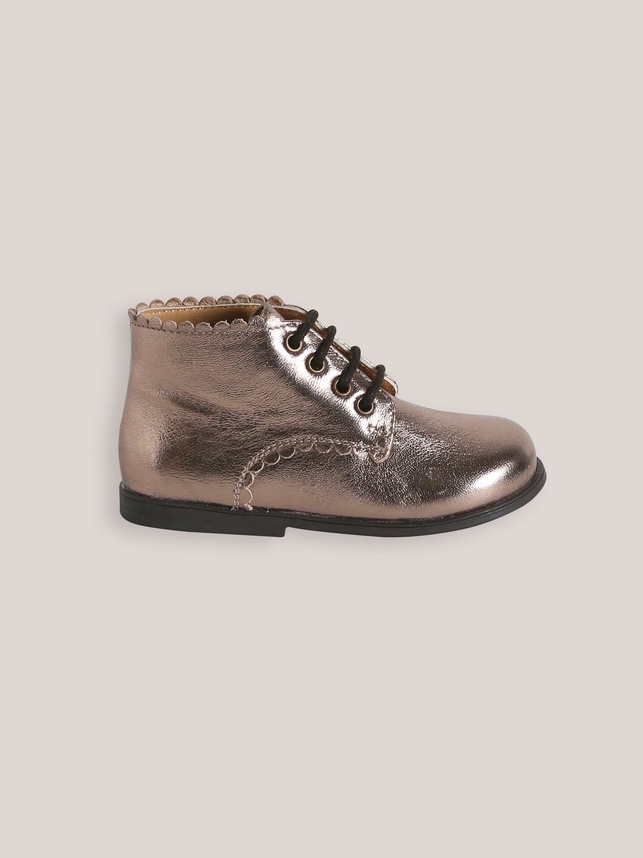 Bottines irisées en cuir bébé