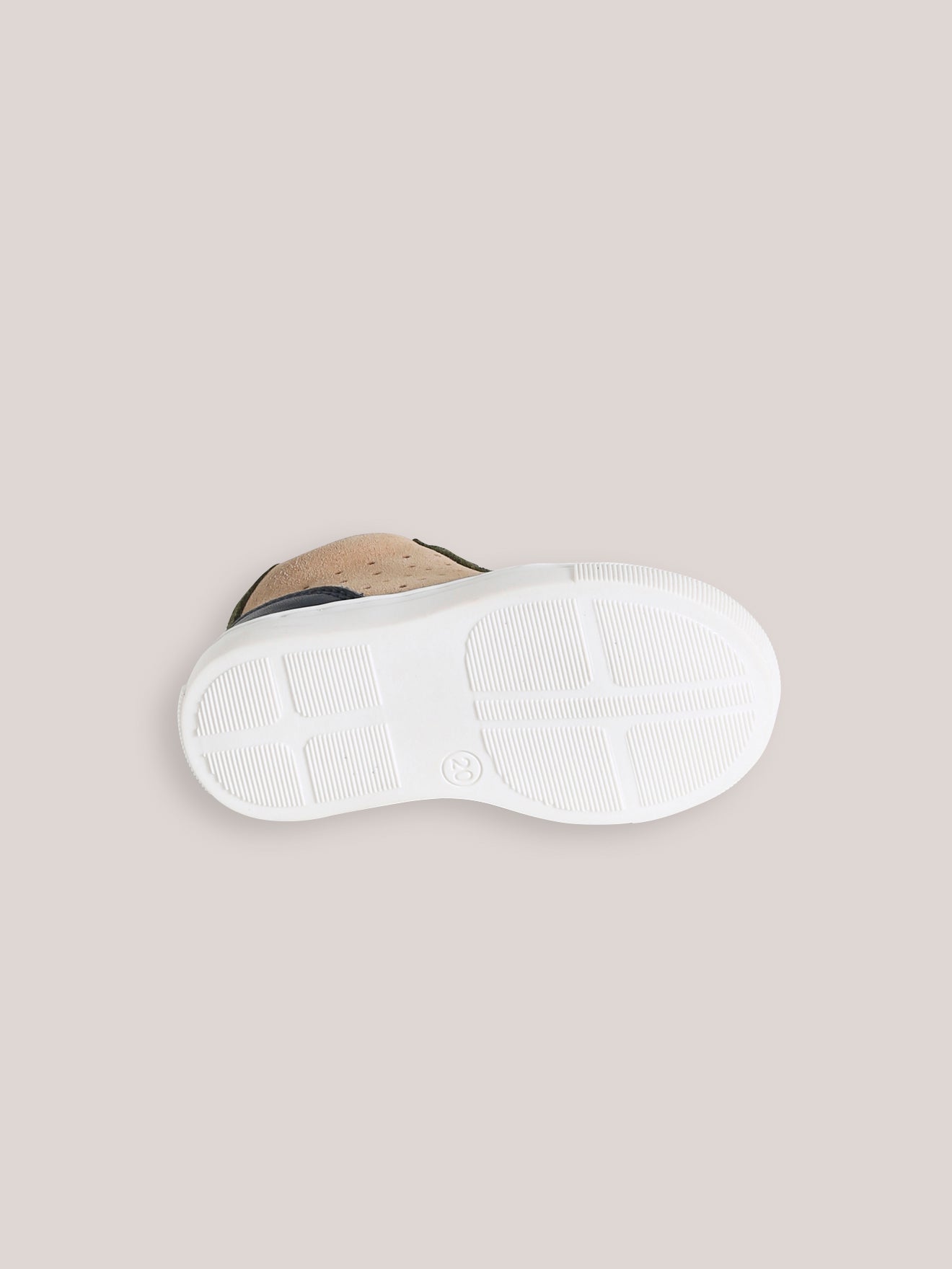 Hoge babysneakers in leer