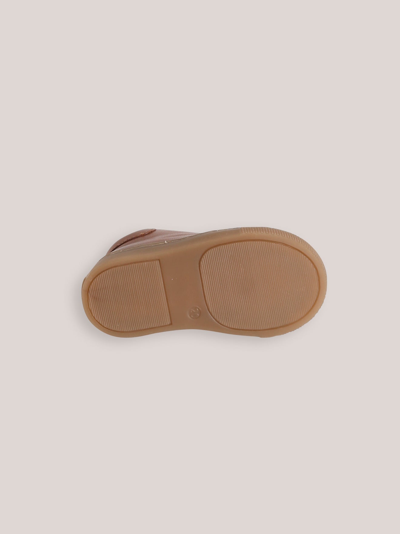 Bottines bout fleuri Bébé en cuir