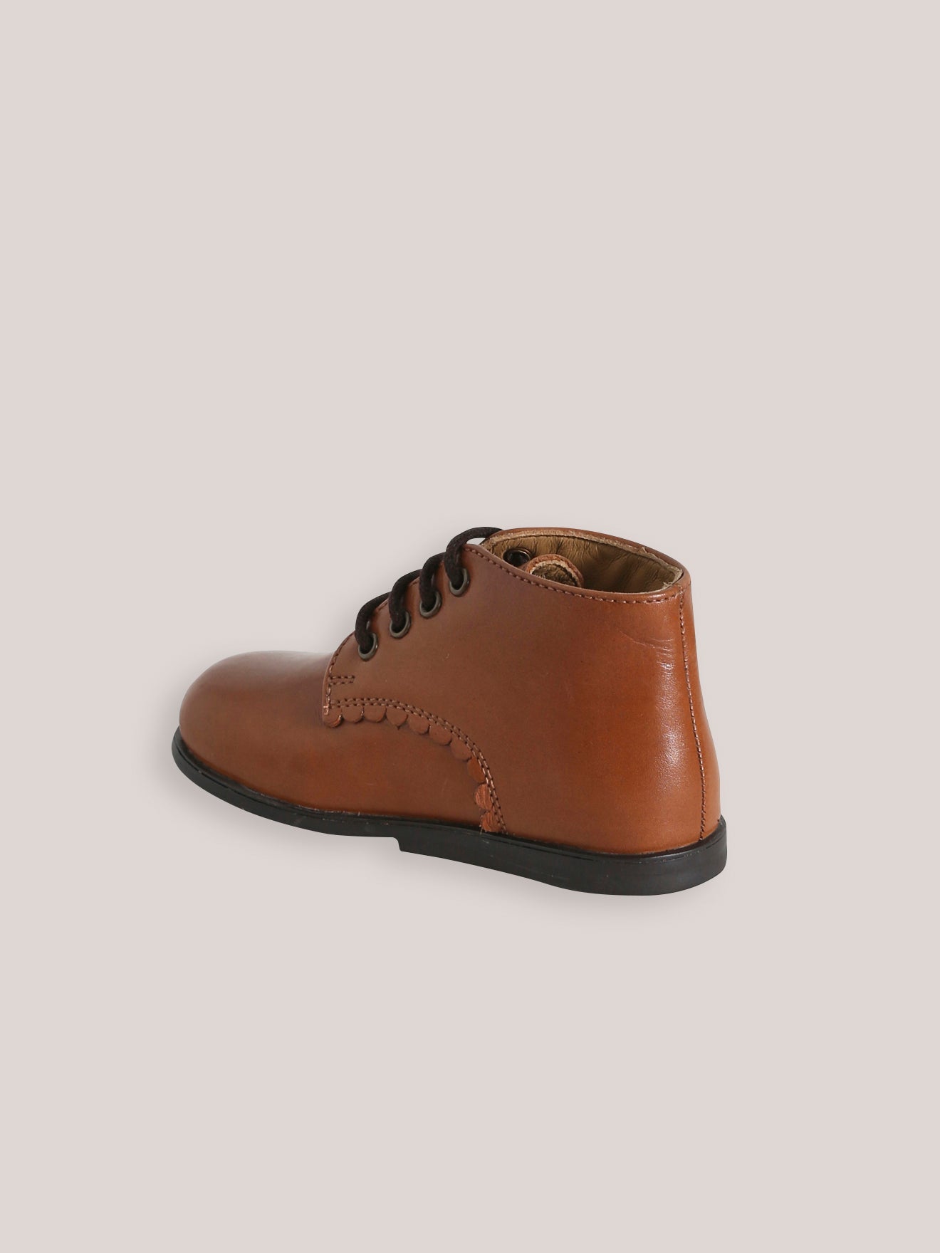 Leren desert babyboots
