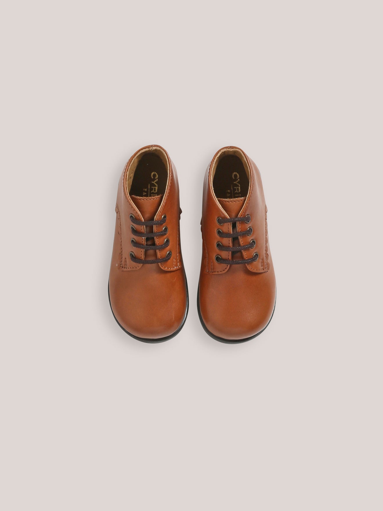 Leren desert babyboots