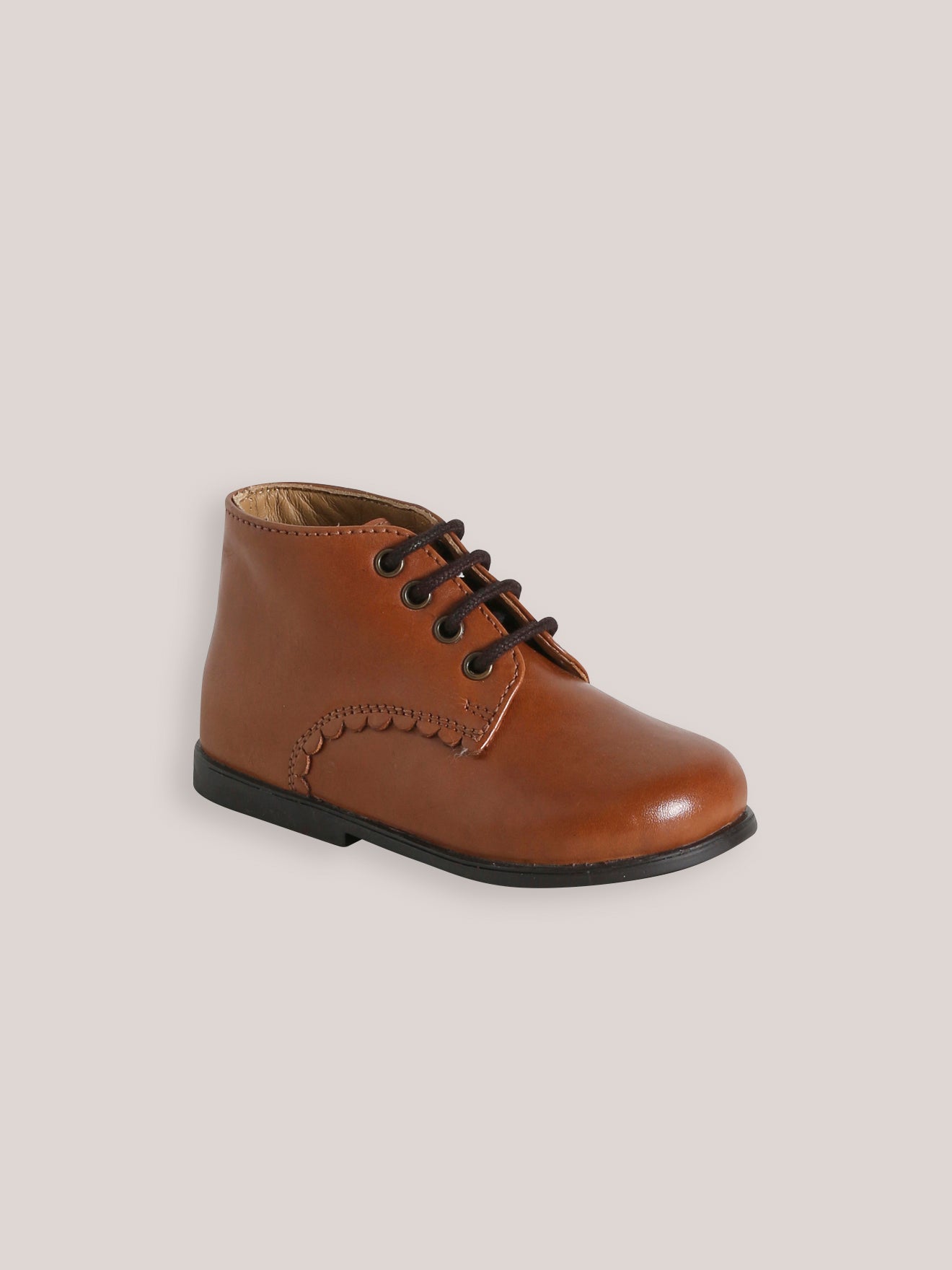 Leren desert babyboots