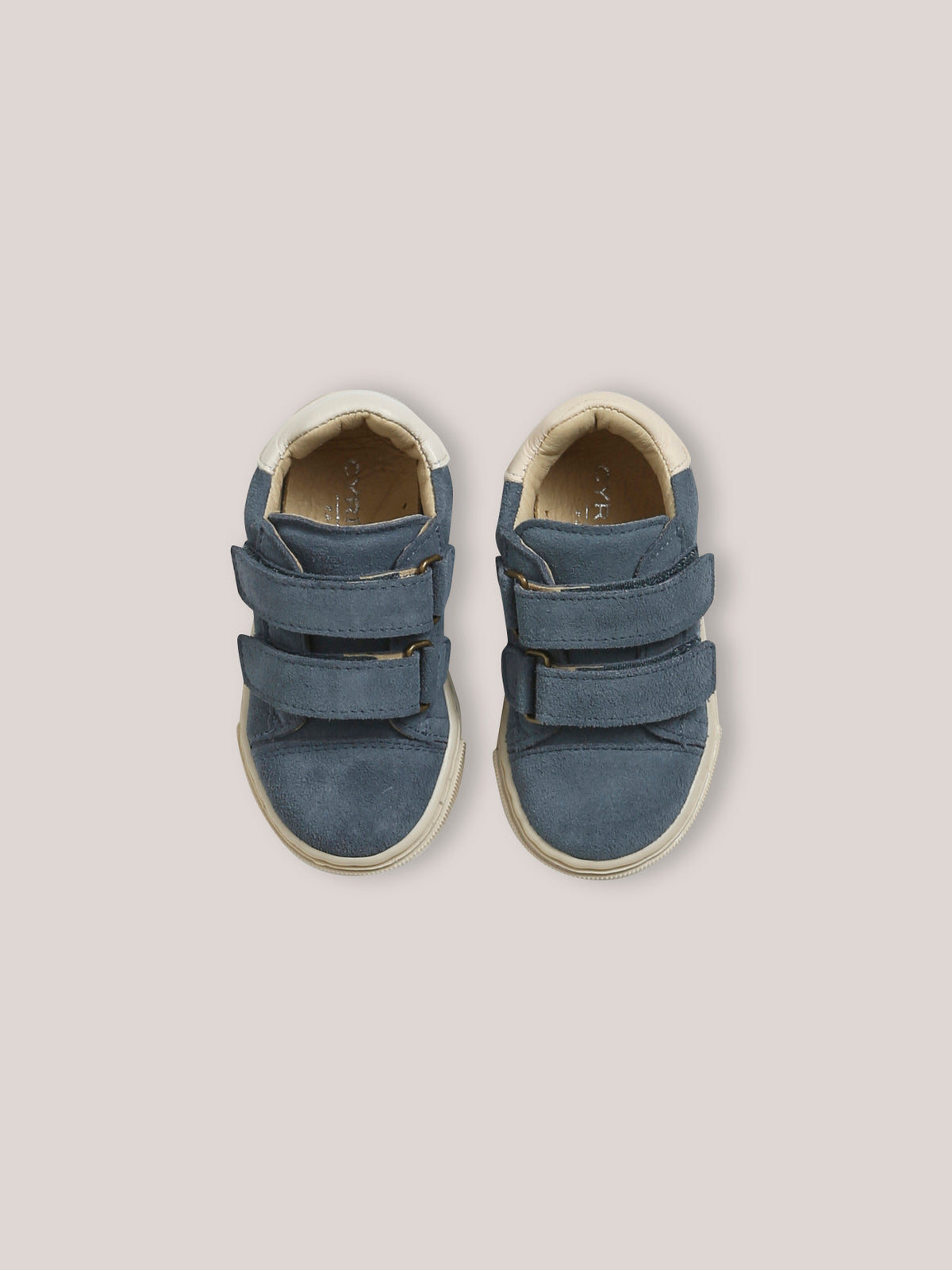 Lage babysneakers in leer
