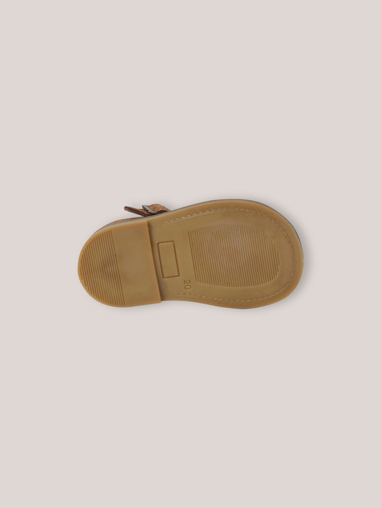 Sandales en croûte de cuir Bébé