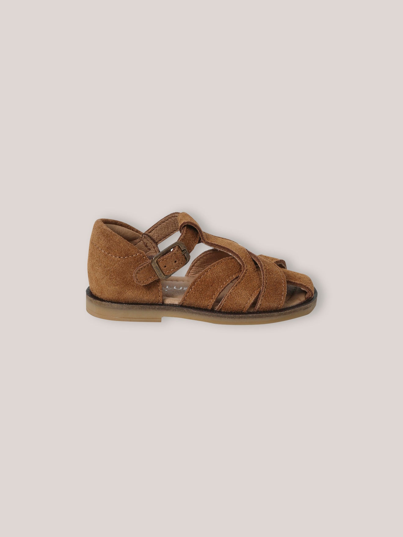 Sandales en croûte de cuir Bébé