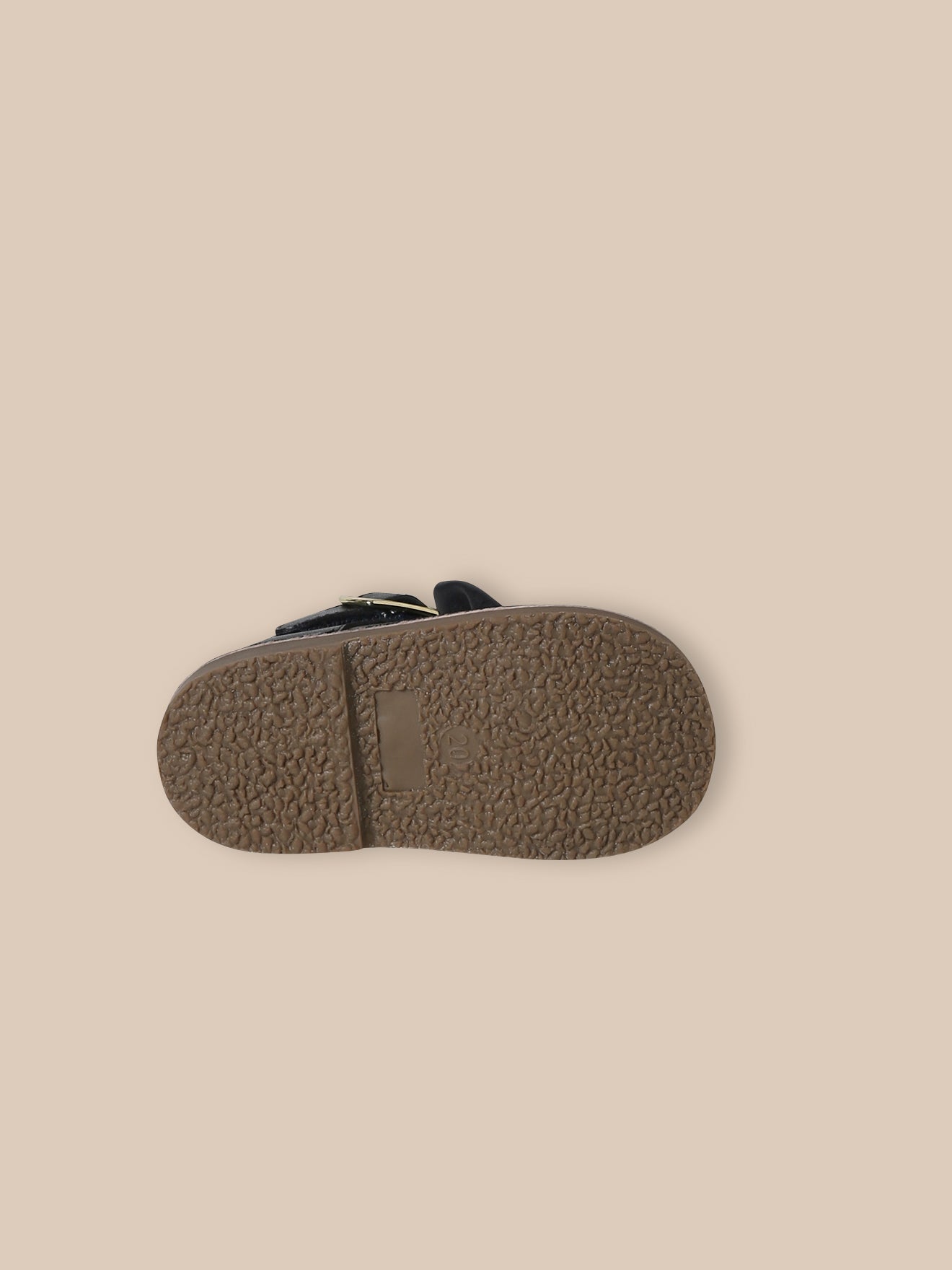 Babyschoenen in saloméstijl met strikje