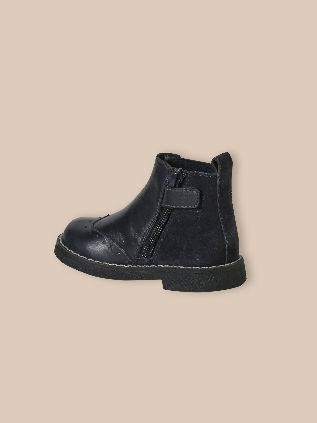 Leren chelsea babyboots