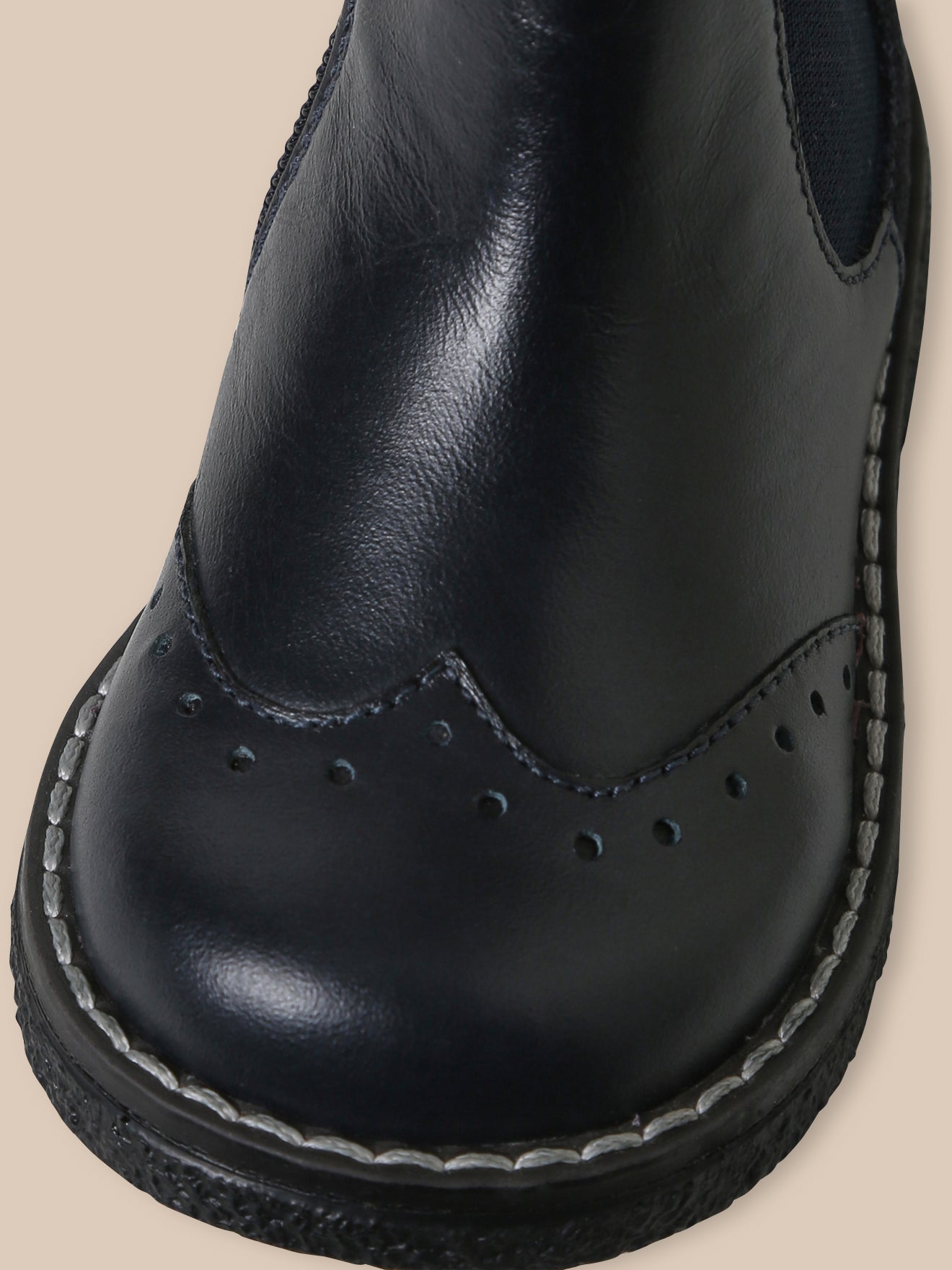 Leren chelsea babyboots