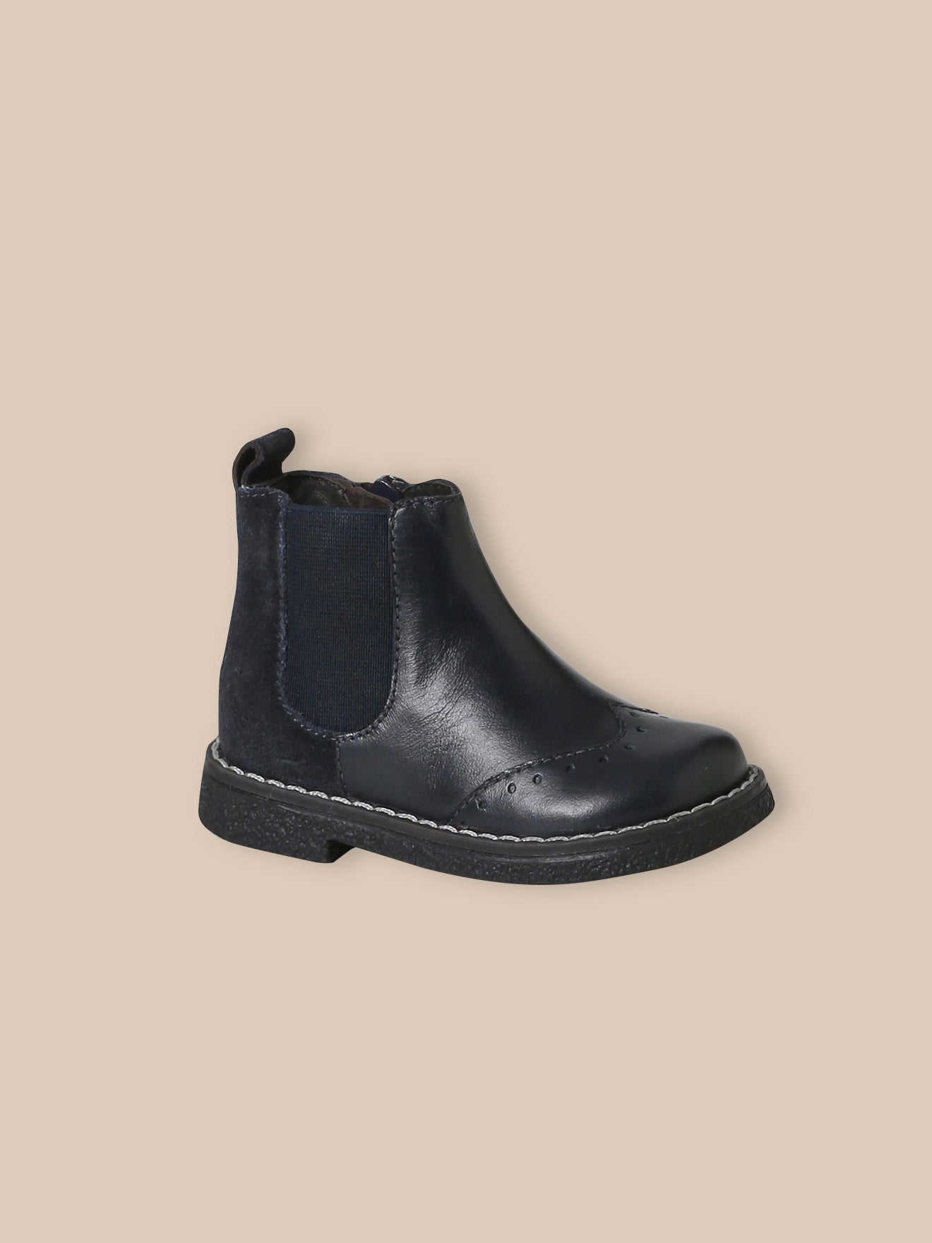 Leren chelsea babyboots
