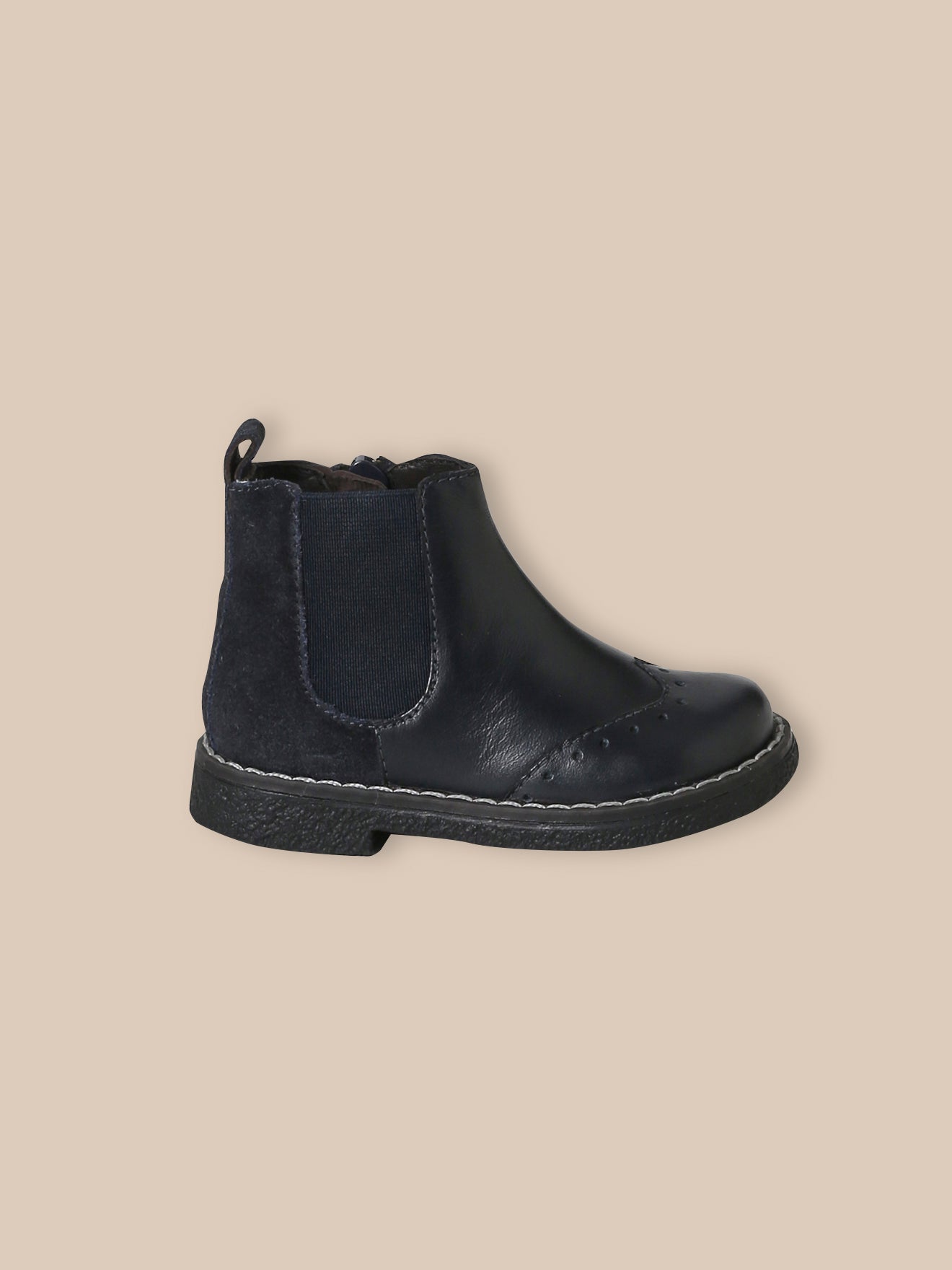 Leren chelsea babyboots