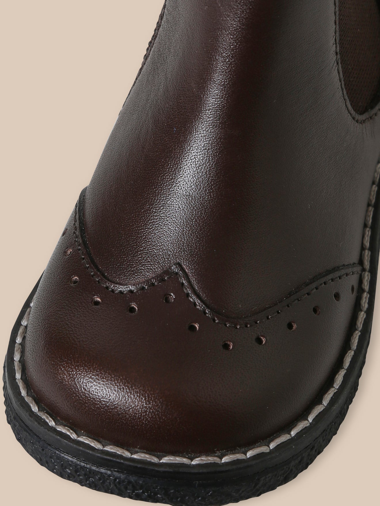 Leren chelsea babyboots
