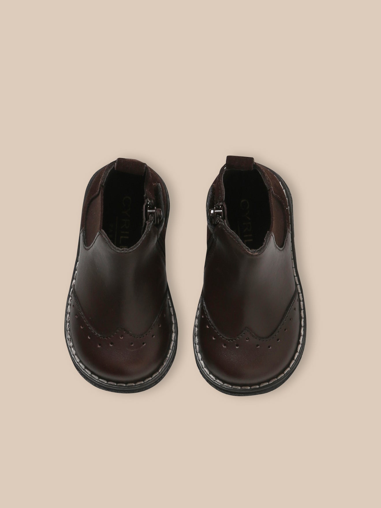Leren chelsea babyboots
