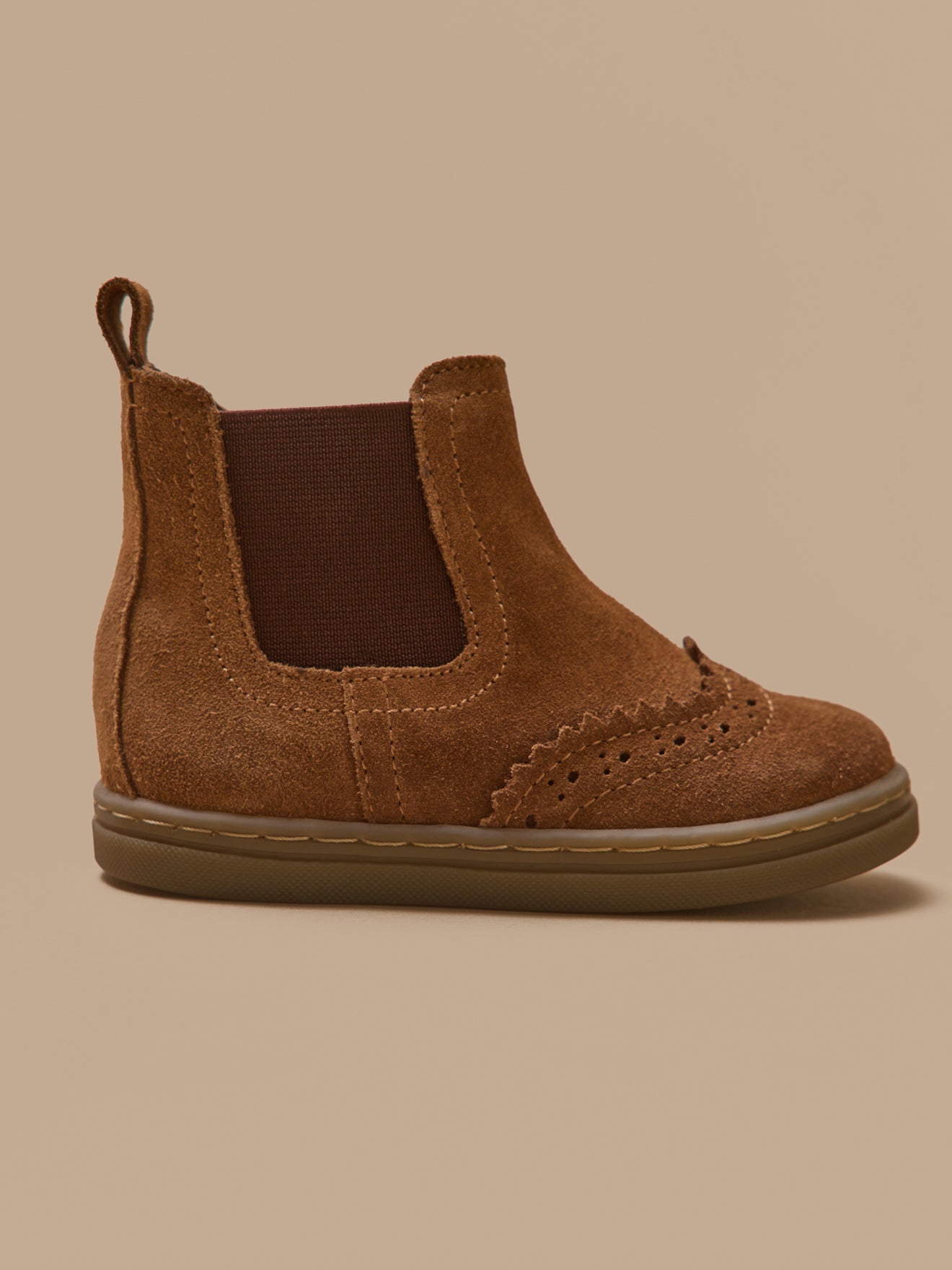 Boots chelsea bout fleuri cuir bébé
