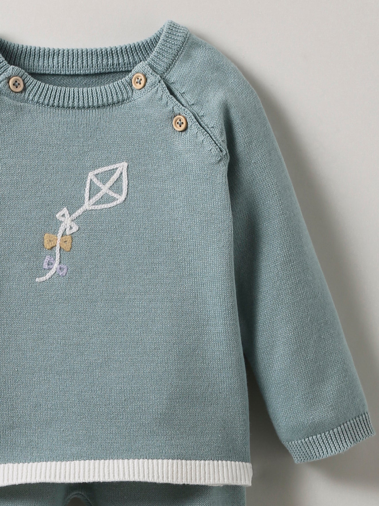 Babysetje in tricot - Biokatoen