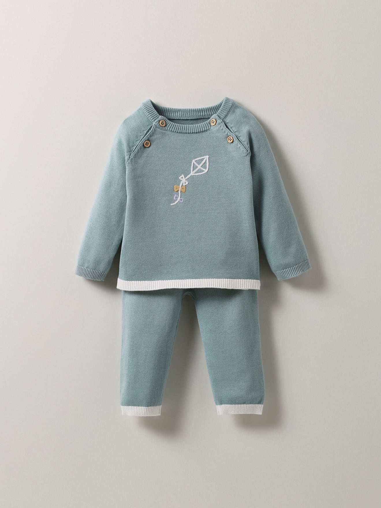 Babysetje in tricot - Biokatoen