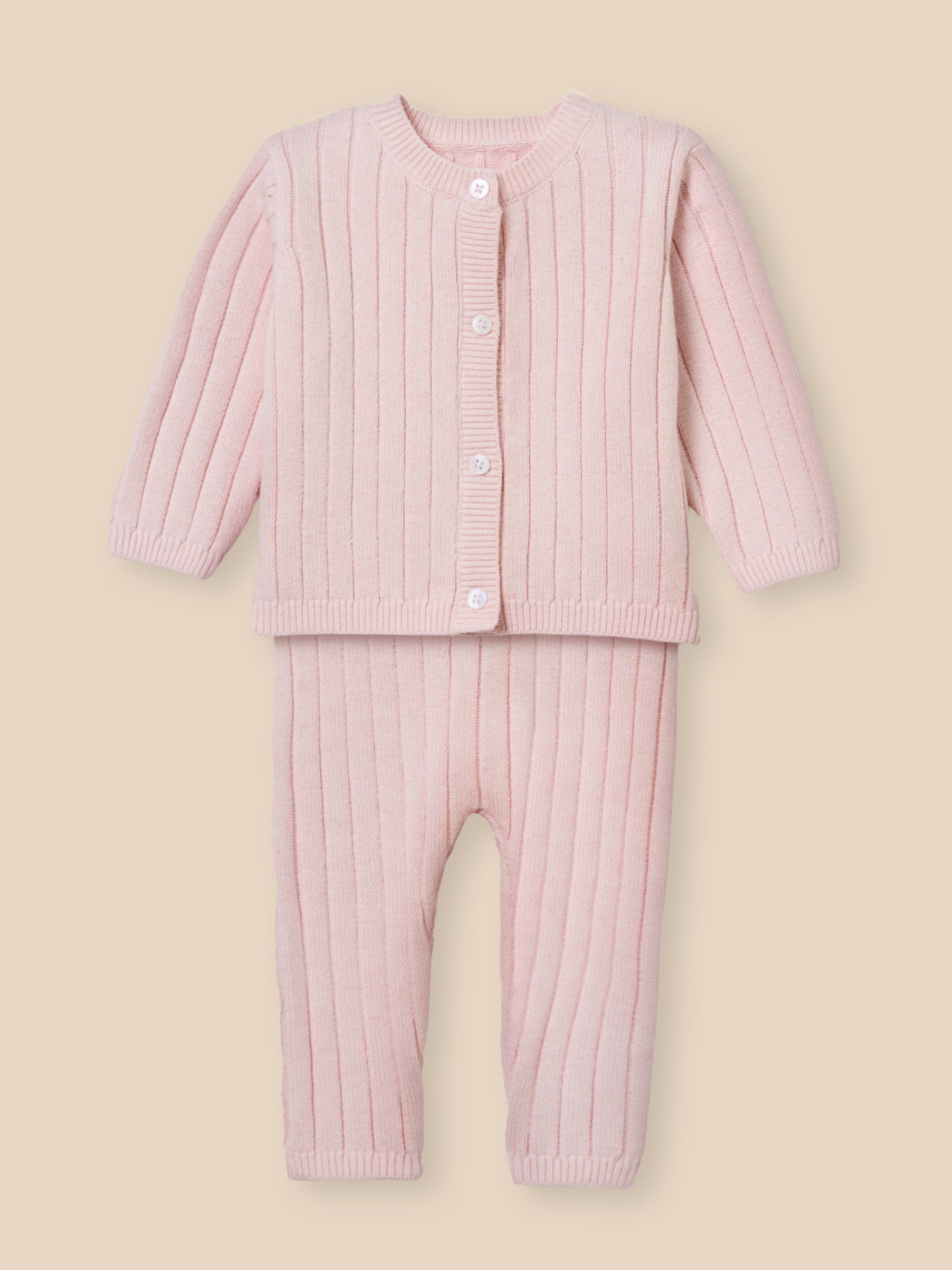 Babyset van biologisch katoen en wol