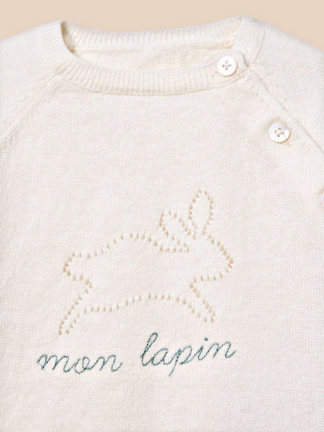Ensemble en coton biologique et laine Bébé