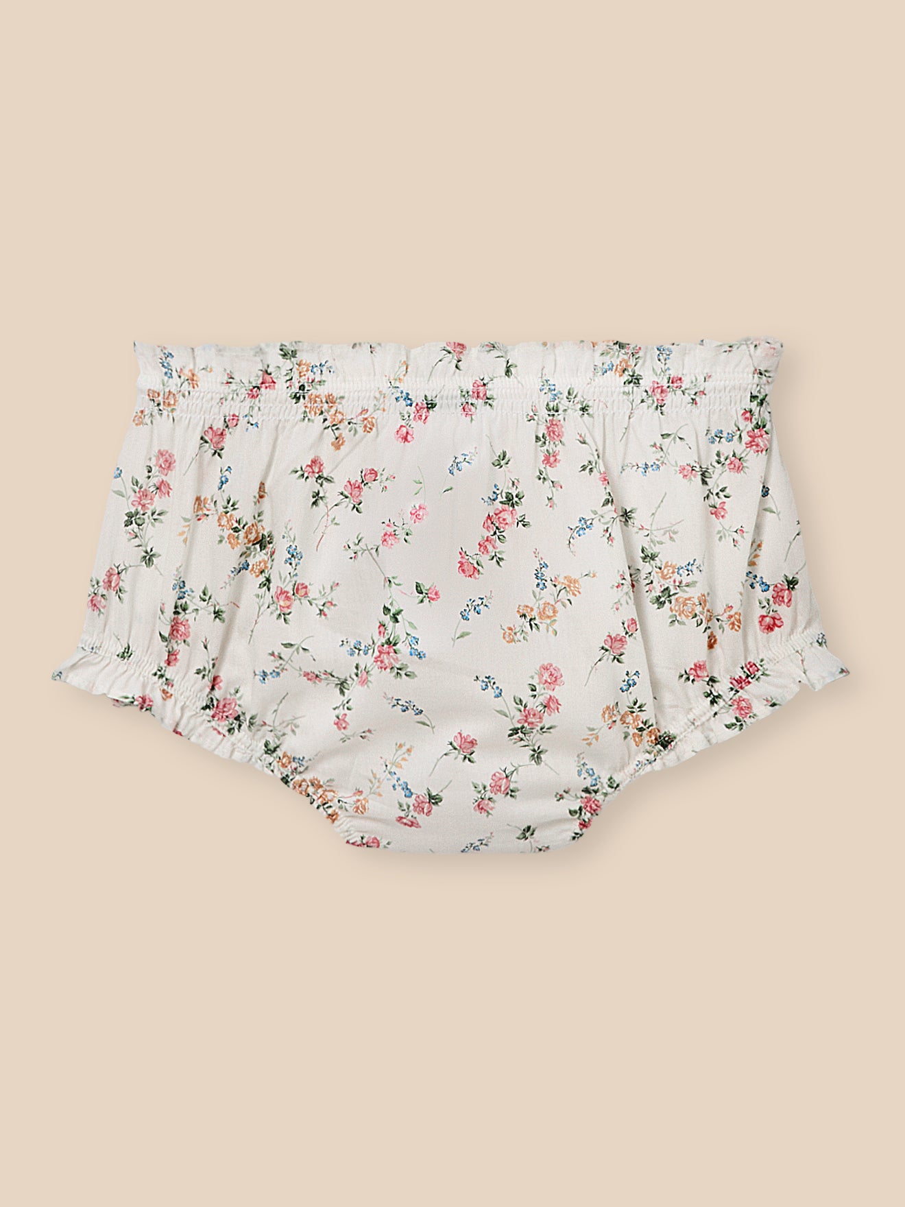 Babyset van T-shirt en bloomer in Liberty-stof