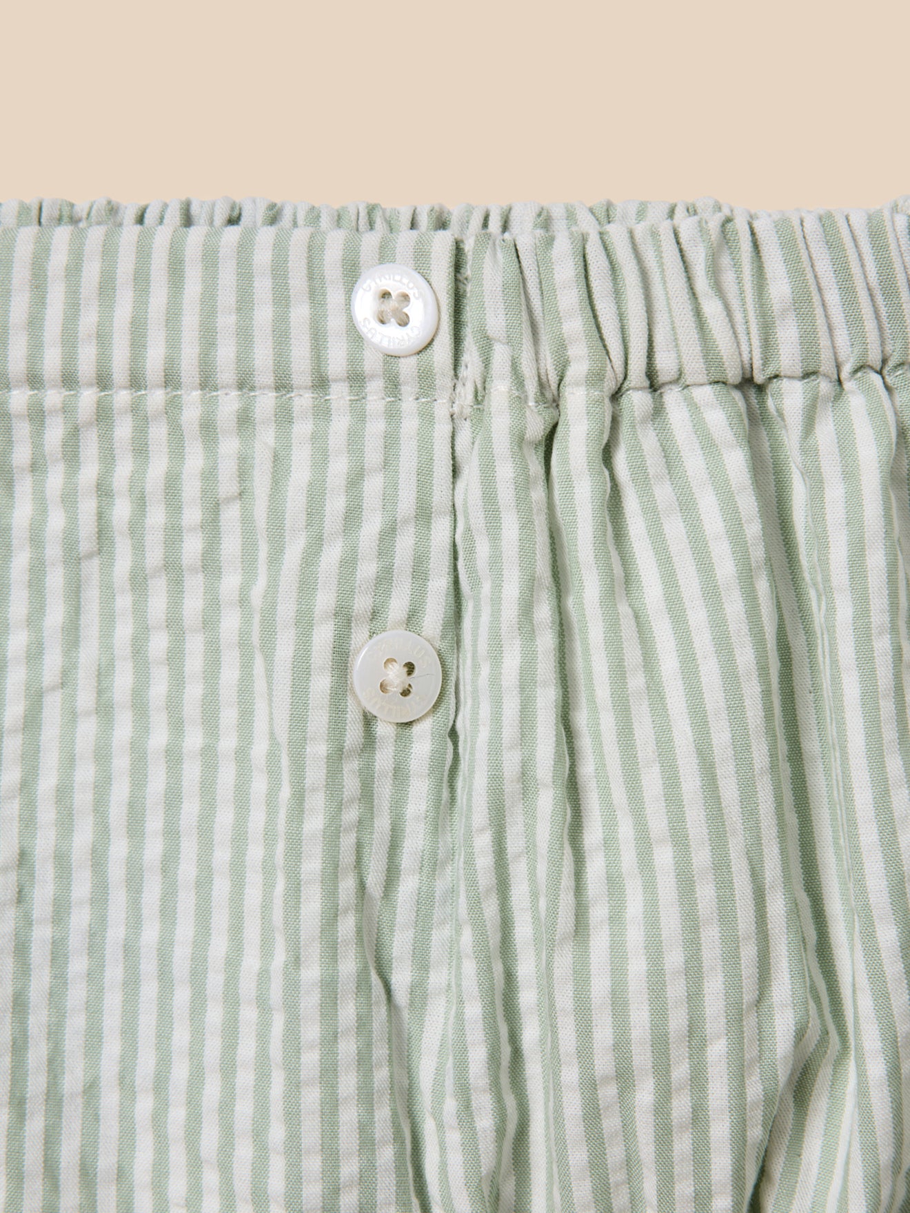 T-shirt en bloomer set in seersucker